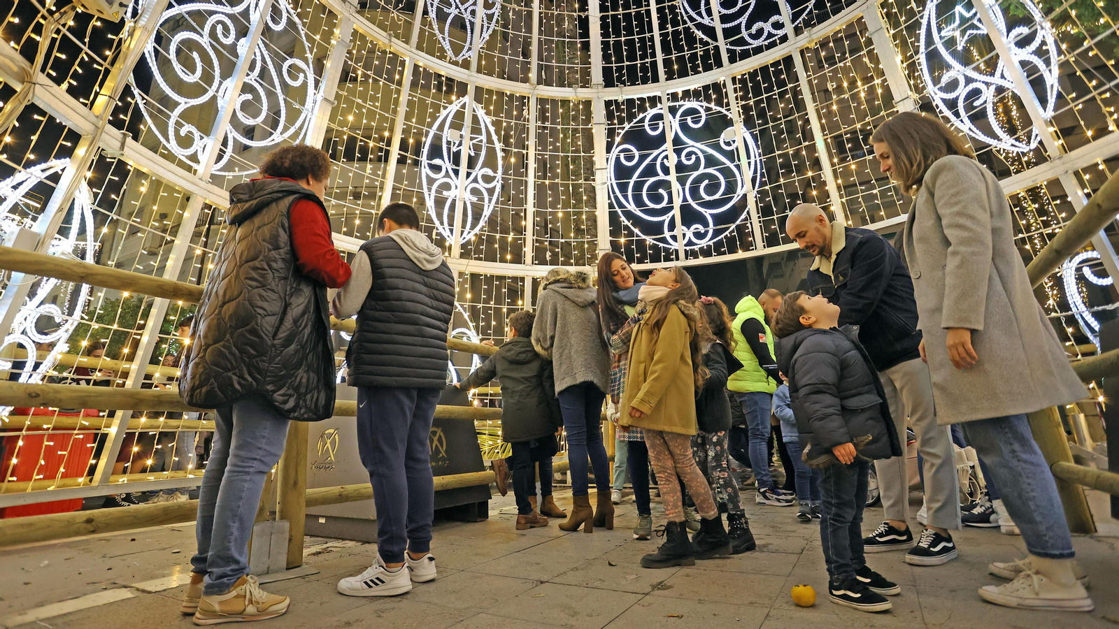 Inauguración del alumbrado de Navidad en Jerez