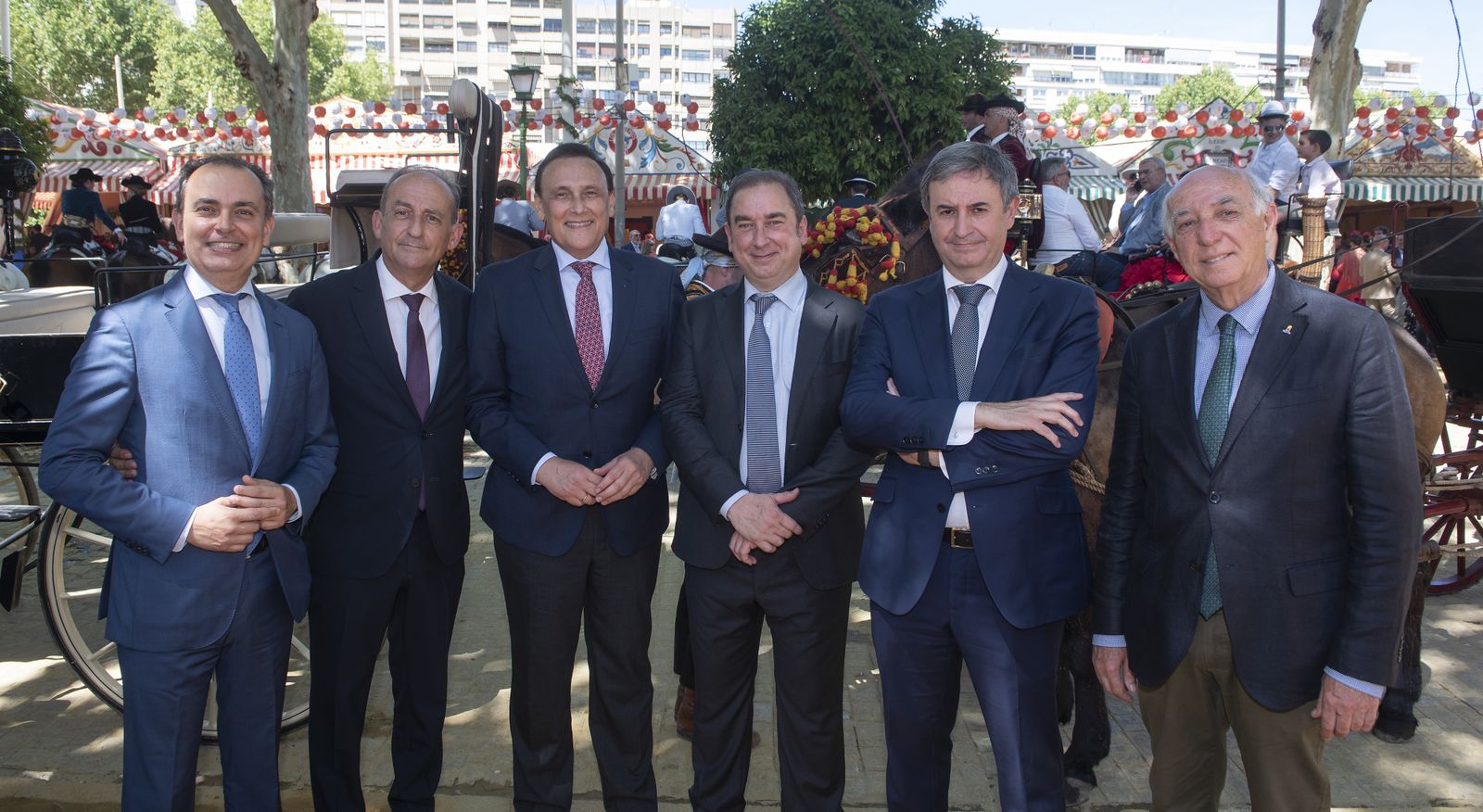 Las imágenes de la recepción en la caseta de Endesa