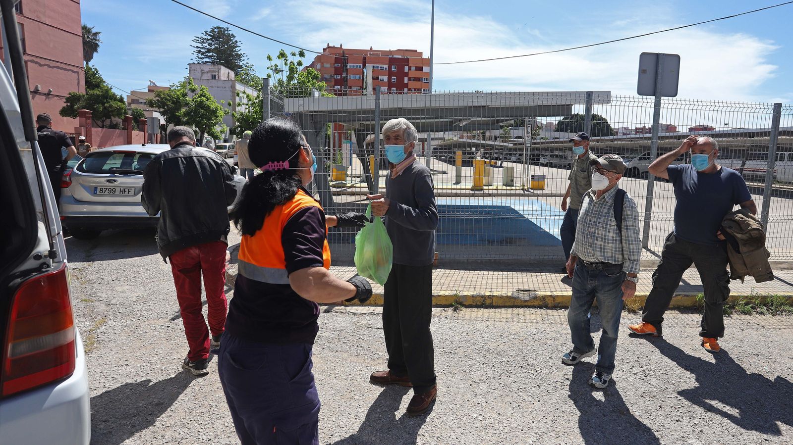 Los fogones que preparan los menús del Comedor del Carmen de Algeciras