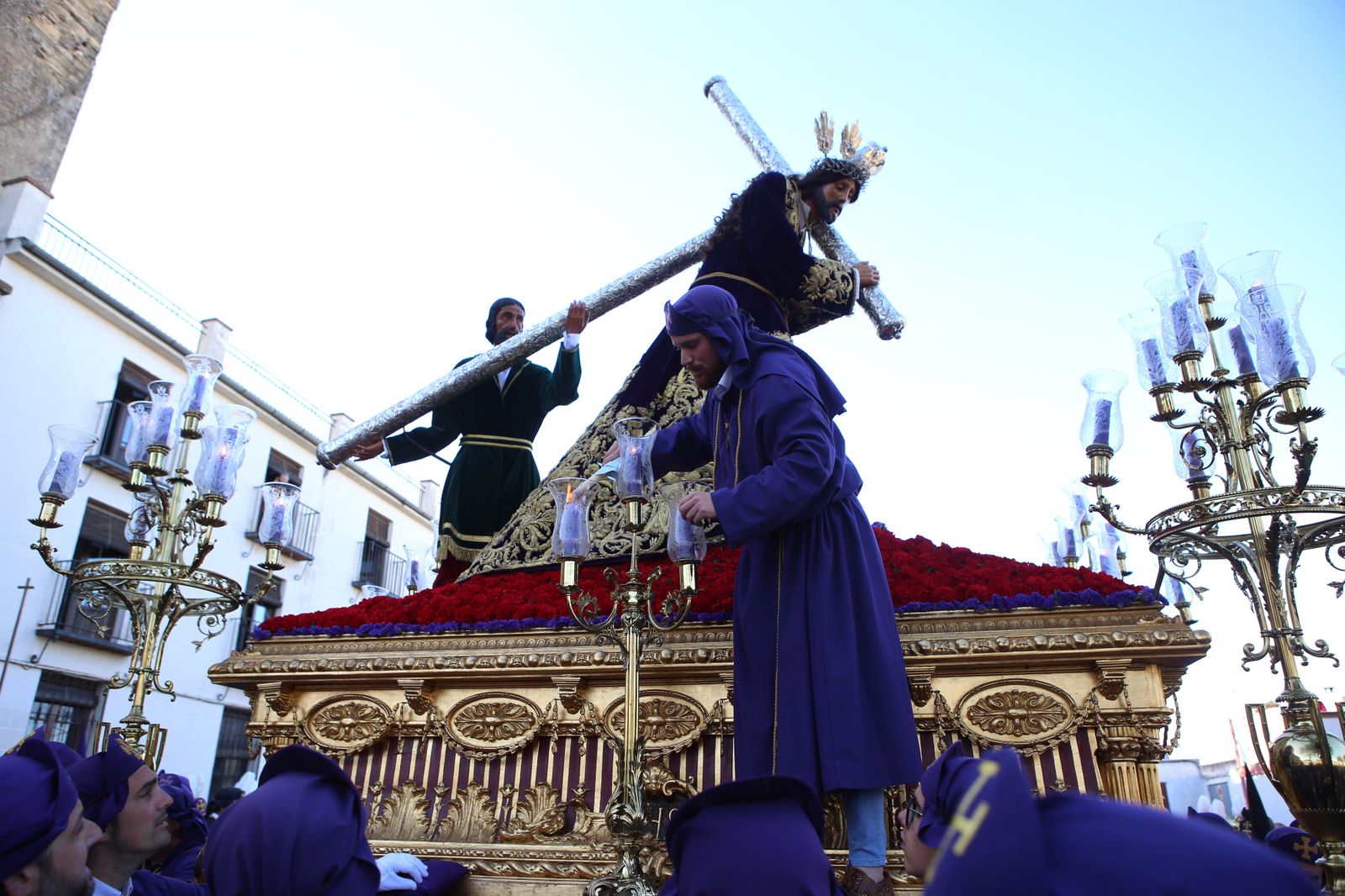 Viernes Santo en Montilla: Plenitud desde la iglesia de San Agustín