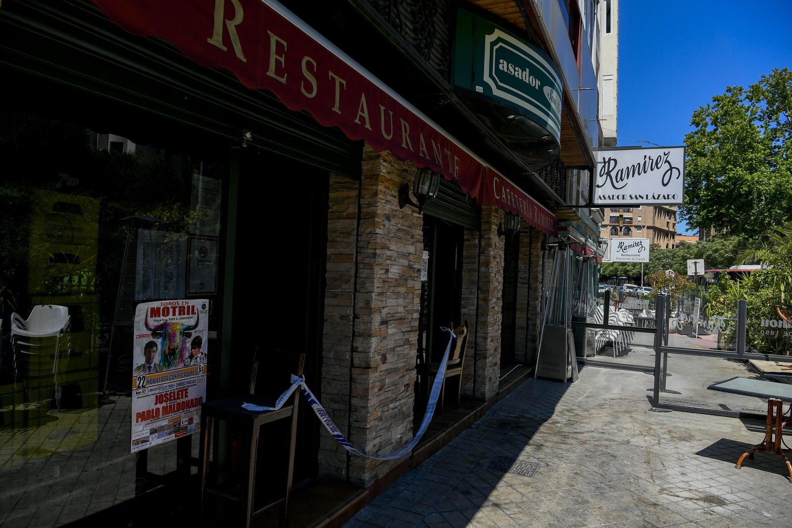 Así ha quedado el restaurante Ramírez de Granada tras el incendio