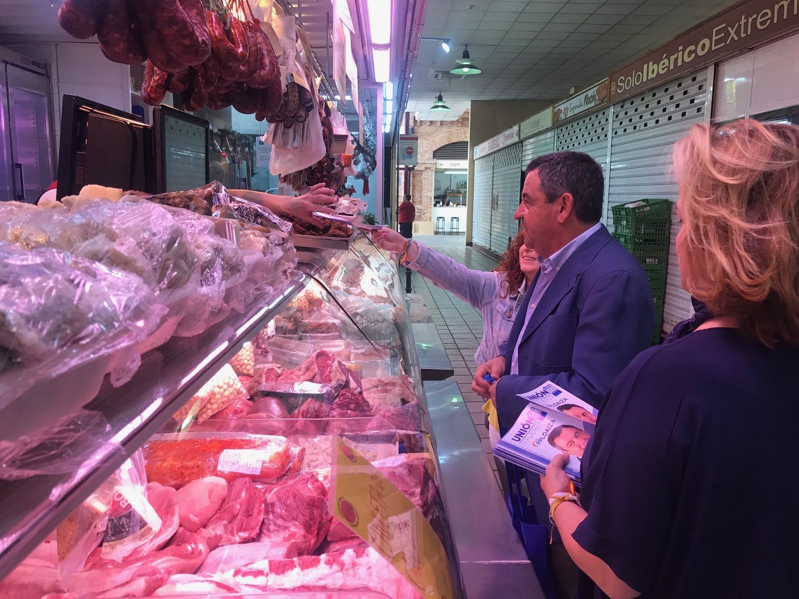Loaiza, en el Mercado Central.