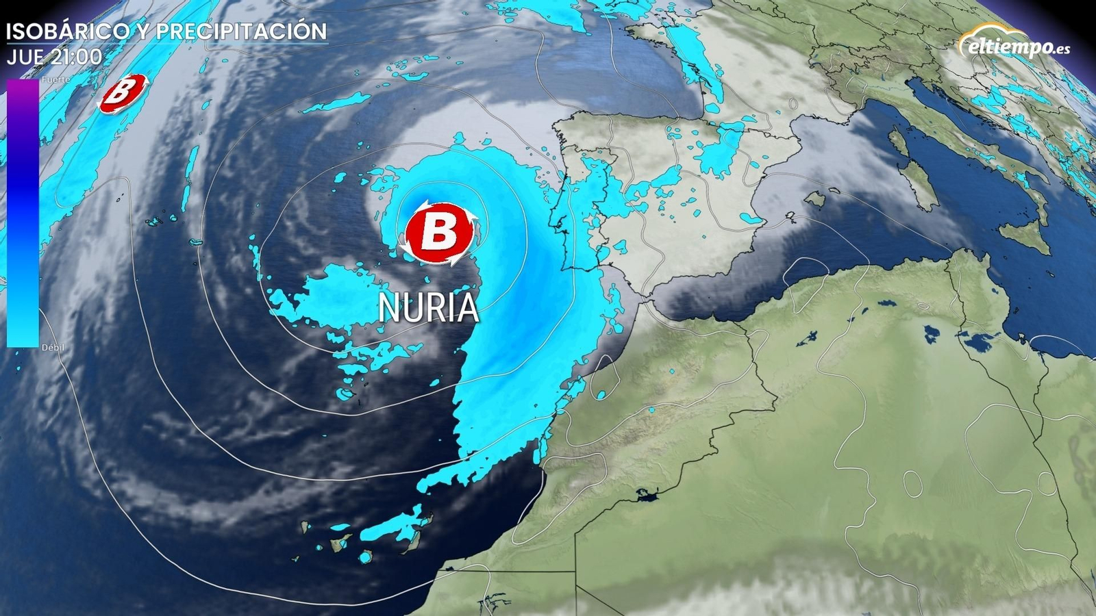 La borrasca Nuria traerá lluvia, viento y calima al Campo de Gibraltar.