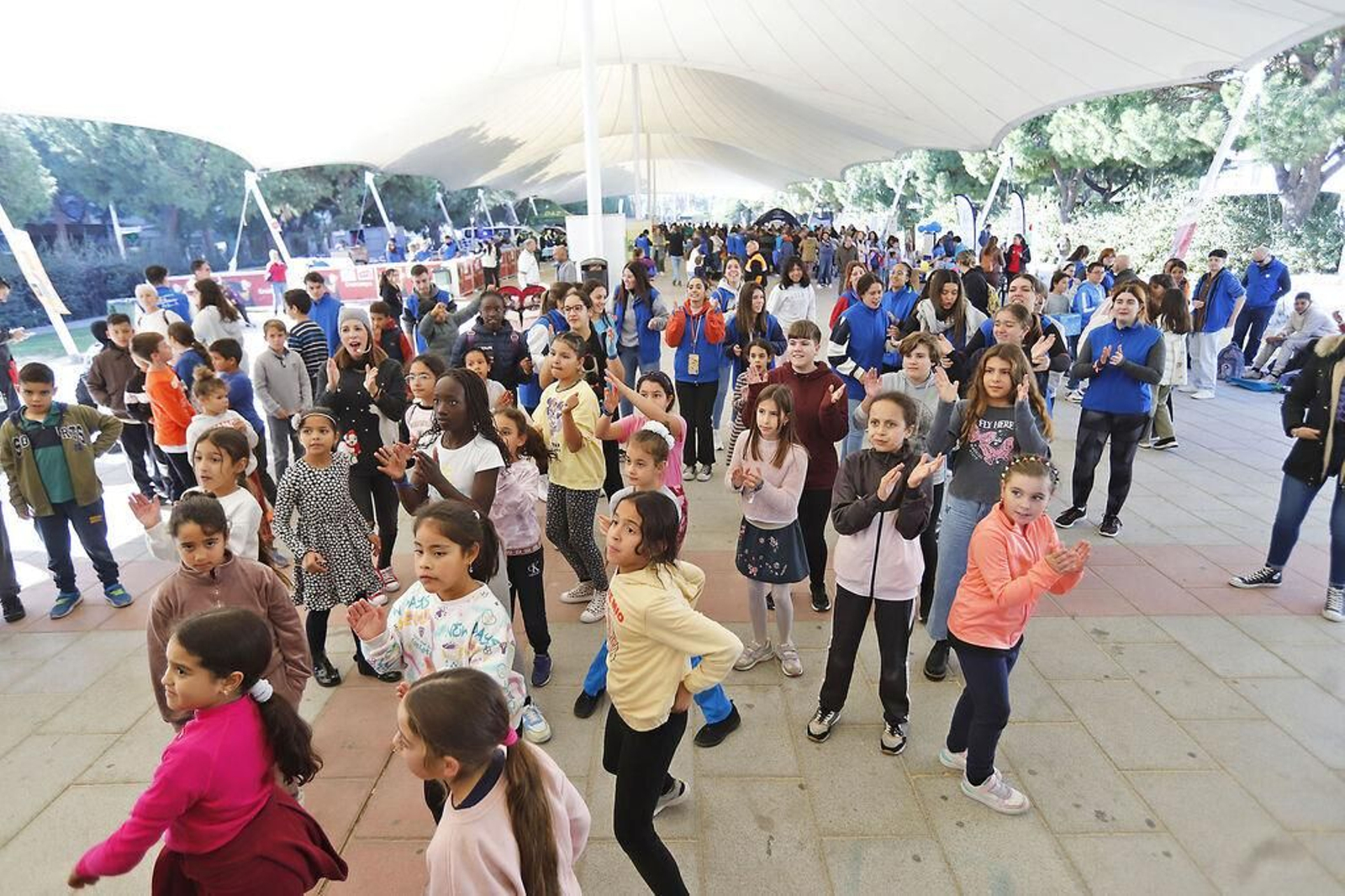 Los niños celebran el día de la Infancia en Huelva.