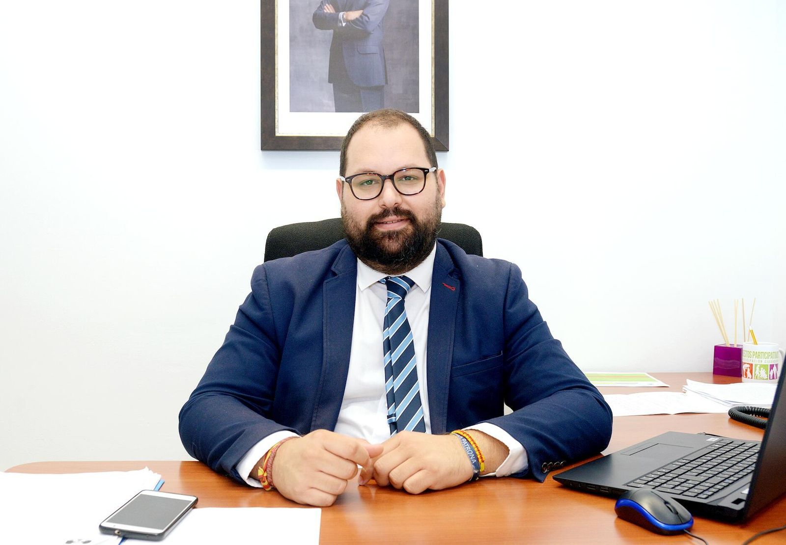 El concejal Javier Bello (PP).