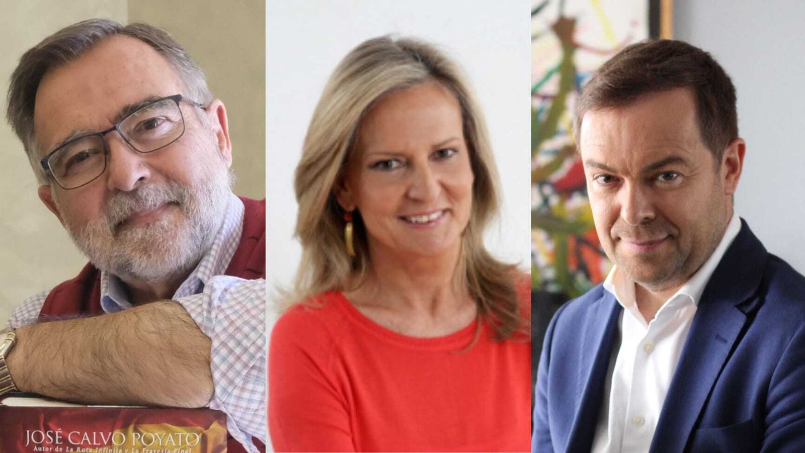 José Calvo Poyato, Isabel San Sebastián y Javier Sierra.