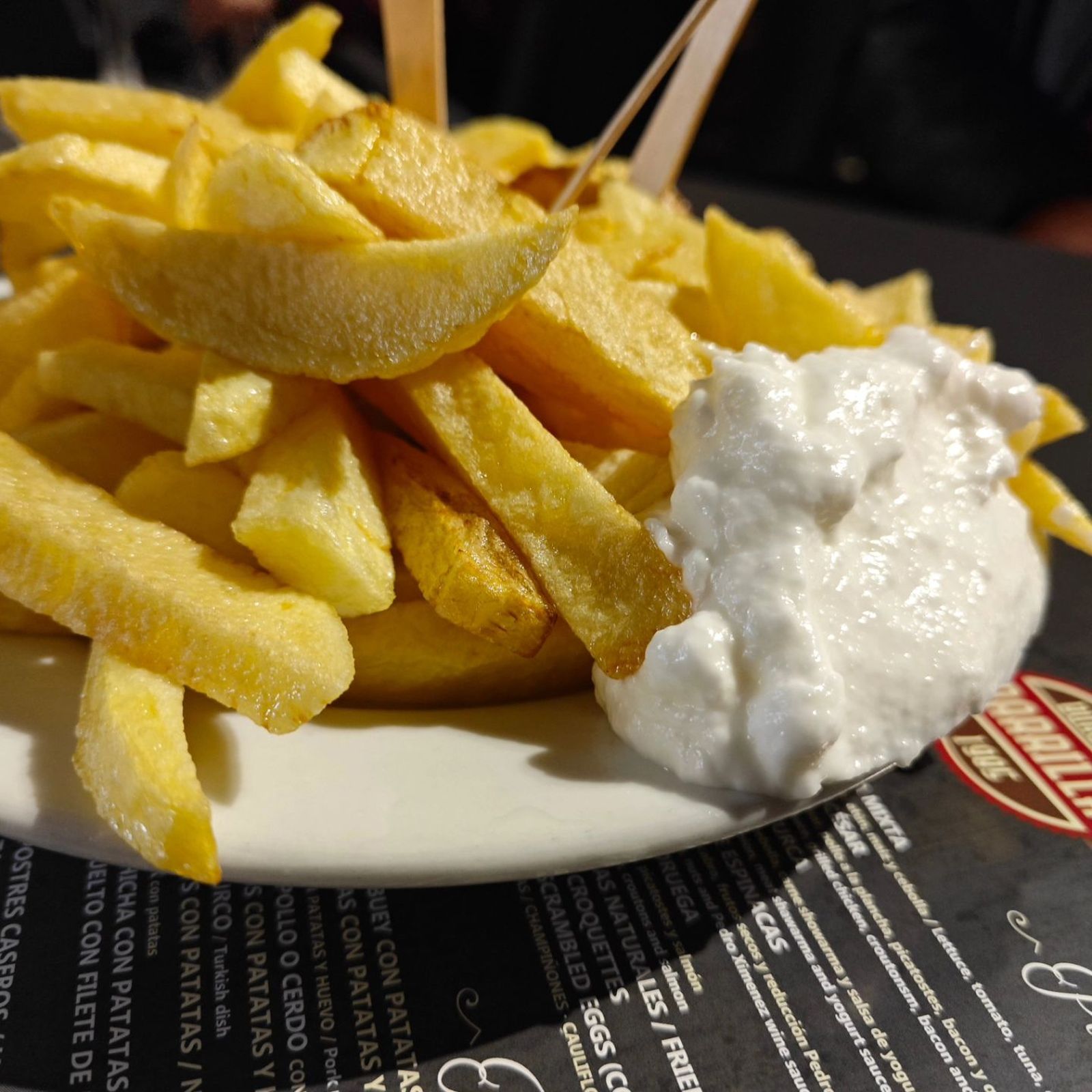 Las patatas de Burguer Parrilla, todo un clásico en Málaga.