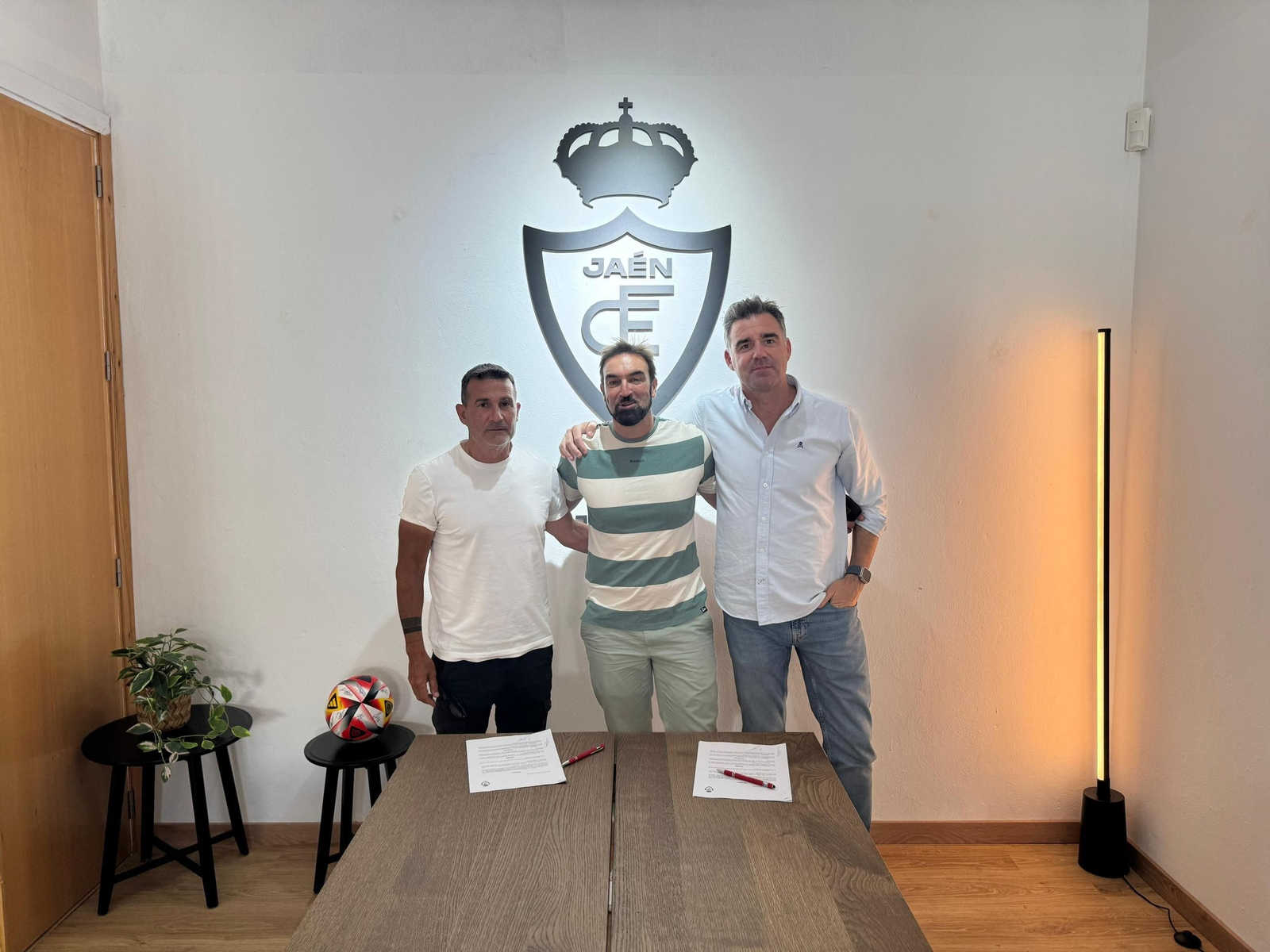 José Luis Rico, junto a Fran Anera y Manuel Chumilla.