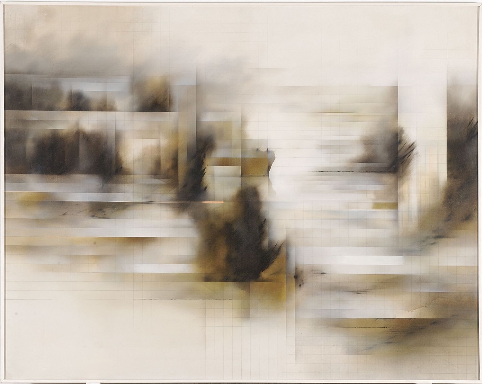 Obra de Fernando Zóbel, una de las primeras adquisiciones.