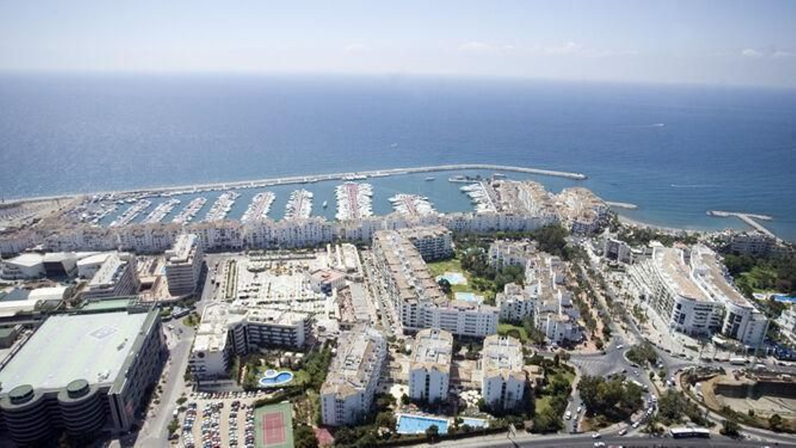 Panorámica de Puerto Banús, Marbella.