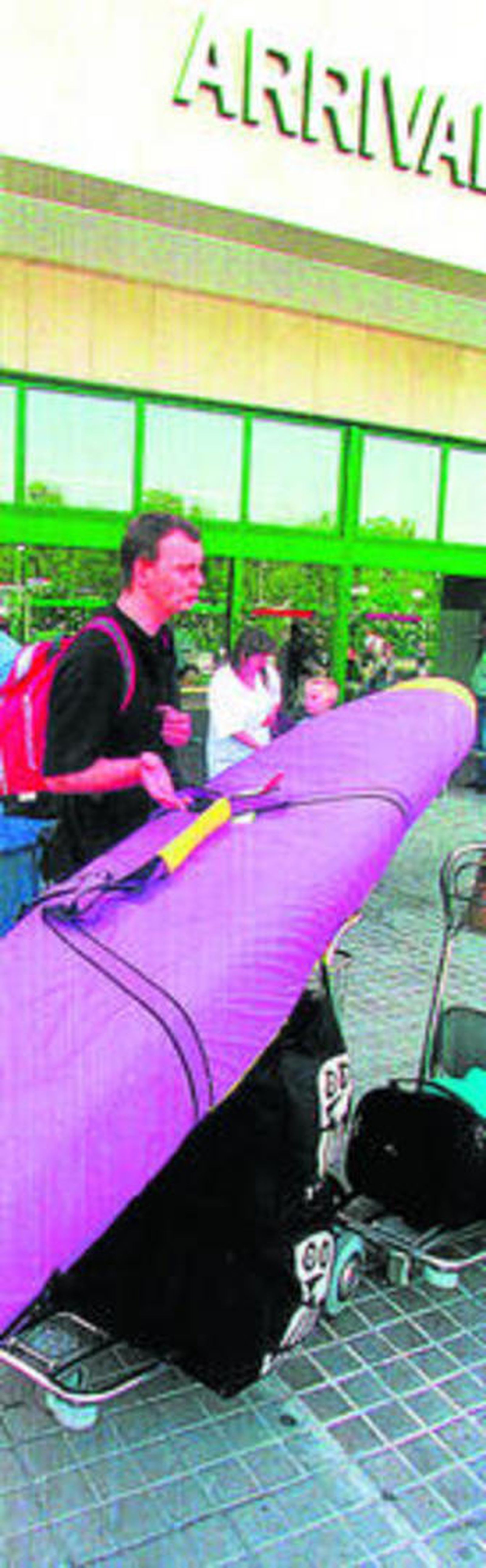 Zona de llegadas en el aeropuerto de Jerez, en una imagen de archivo.