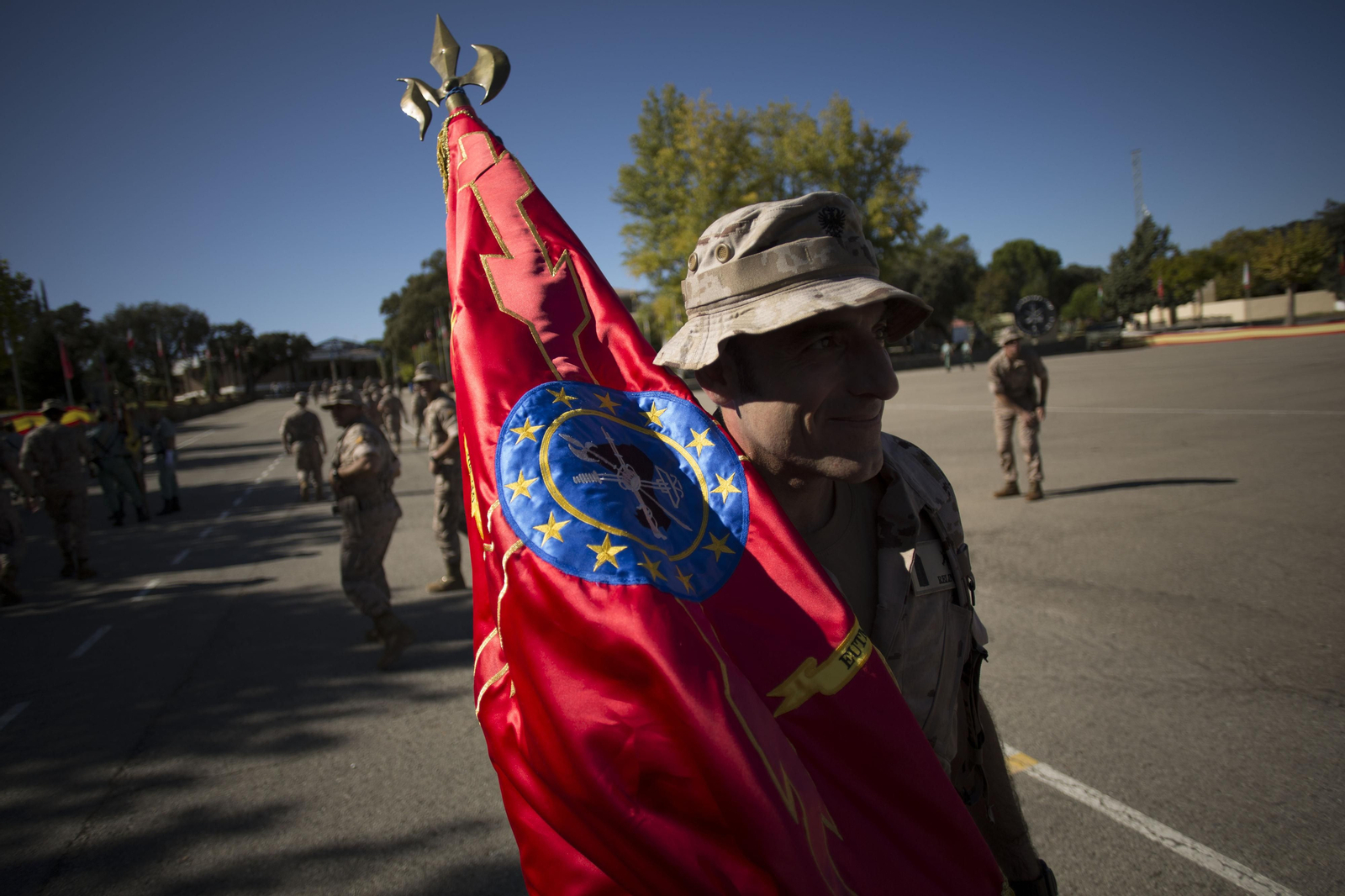 Las fotografías del acto de despedida del contingente de la Legión que partirá a Mali