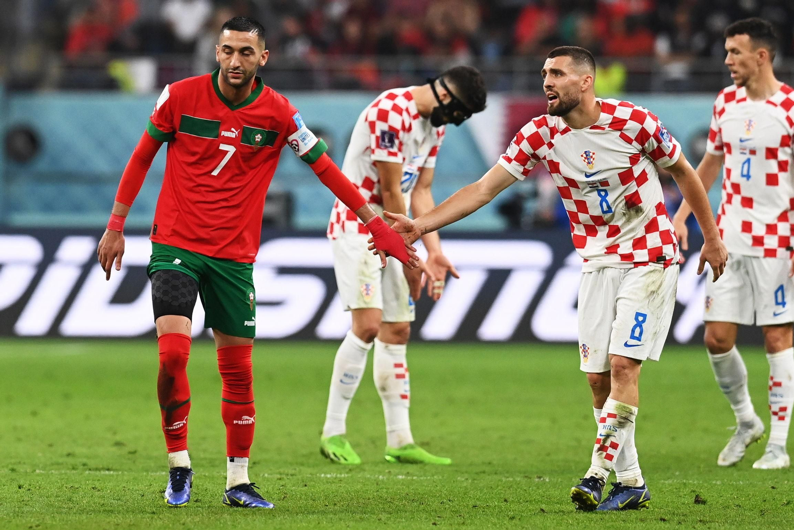 Las fotos del Croacia-Marruecos del Mundial de Qatar