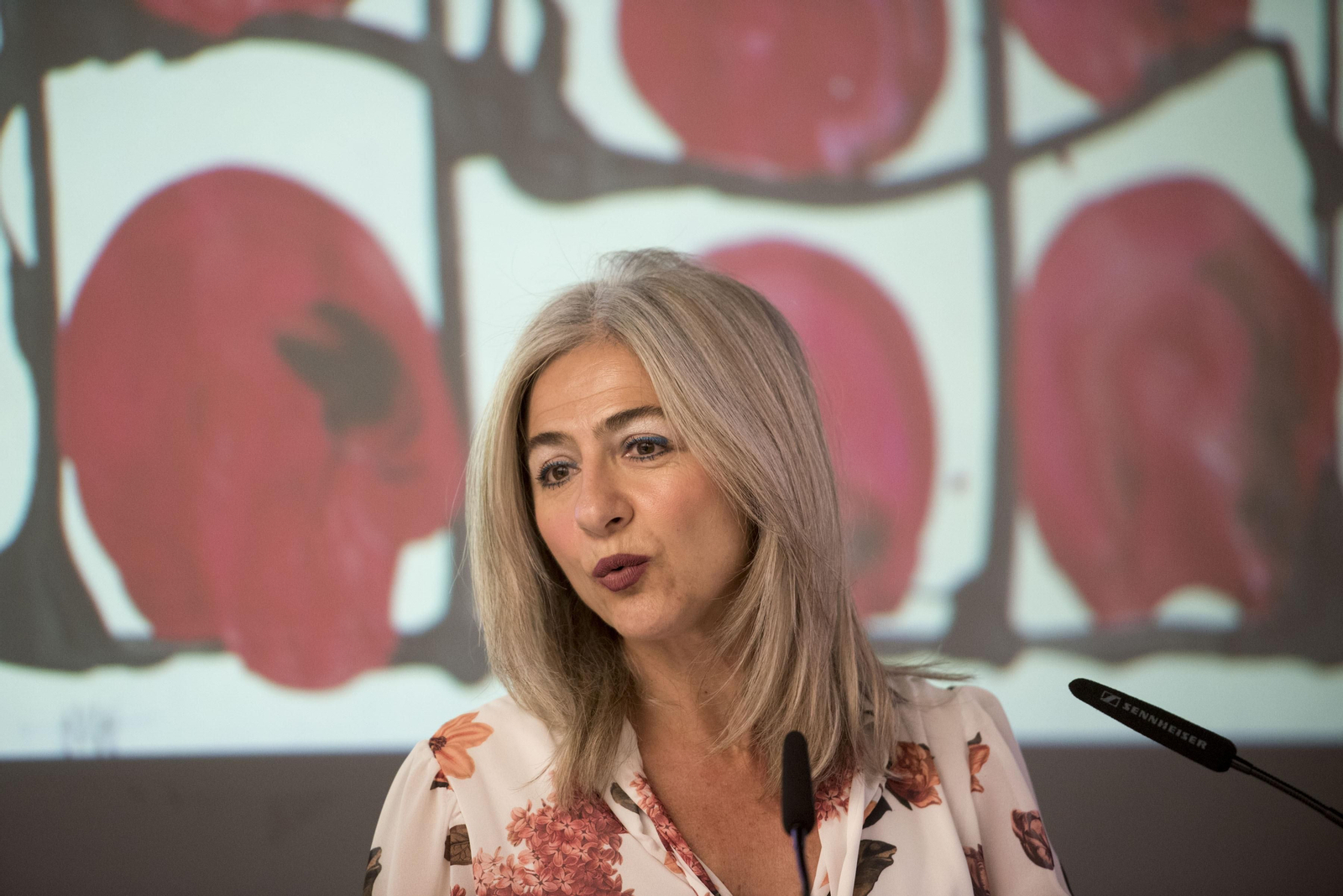 La consejera de Cultura de la Junta, Patricia del Pozo, habla en la presentación del Festival
