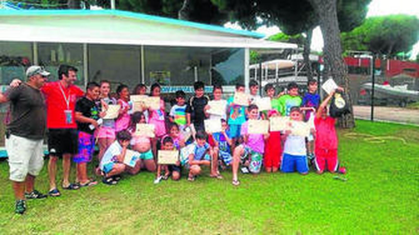 Los navegantes del futuro se estrenan en el entorno de Punta Umbría.