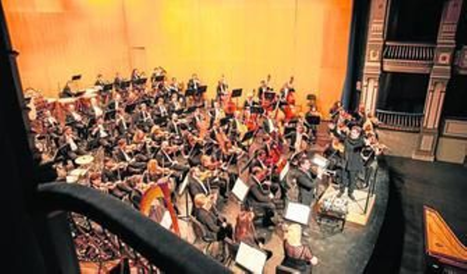 Concierto especial por el 25 aniversario de la Orquesta Filarmónica de Málaga, el pasado febrero en el Teatro Cervantes.