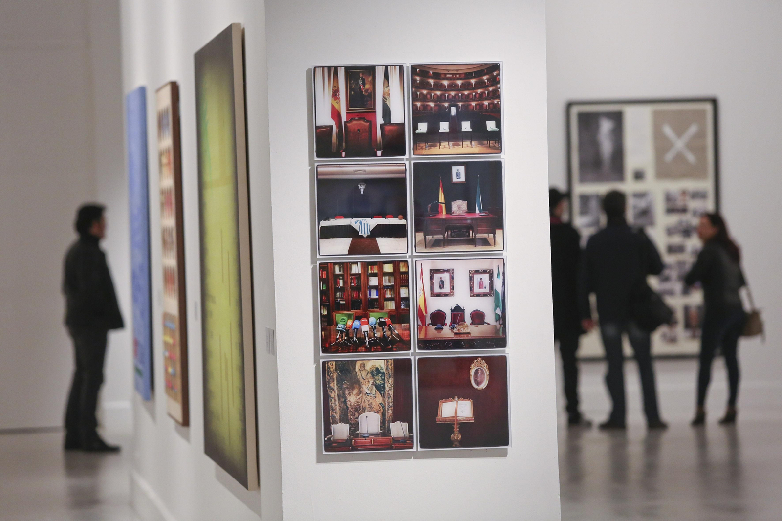 Algunas de las composiciones en las salas de la nueva colección del centro.