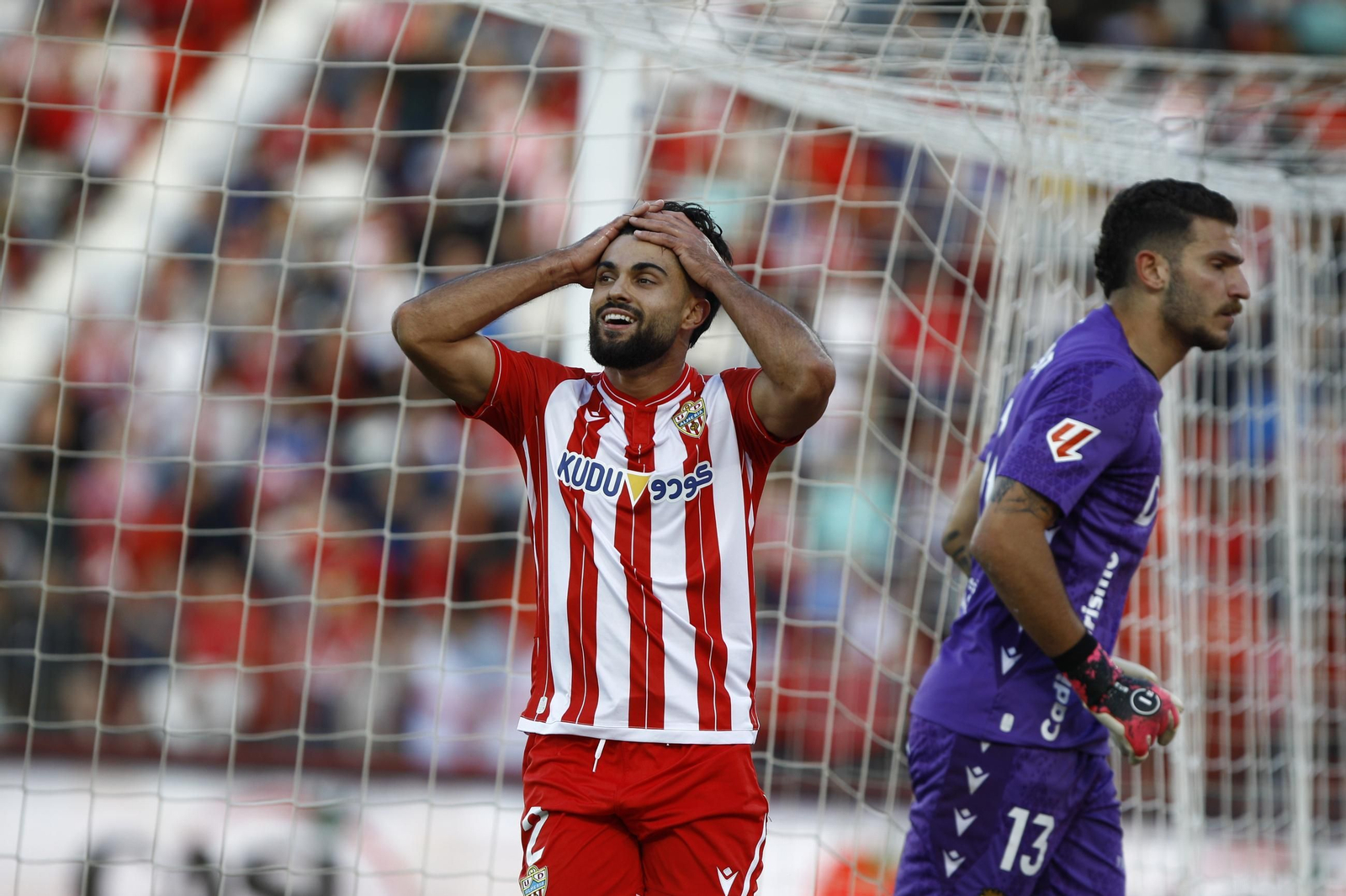 El partido U.D. Almería-Cádiz C.F. en imágenes