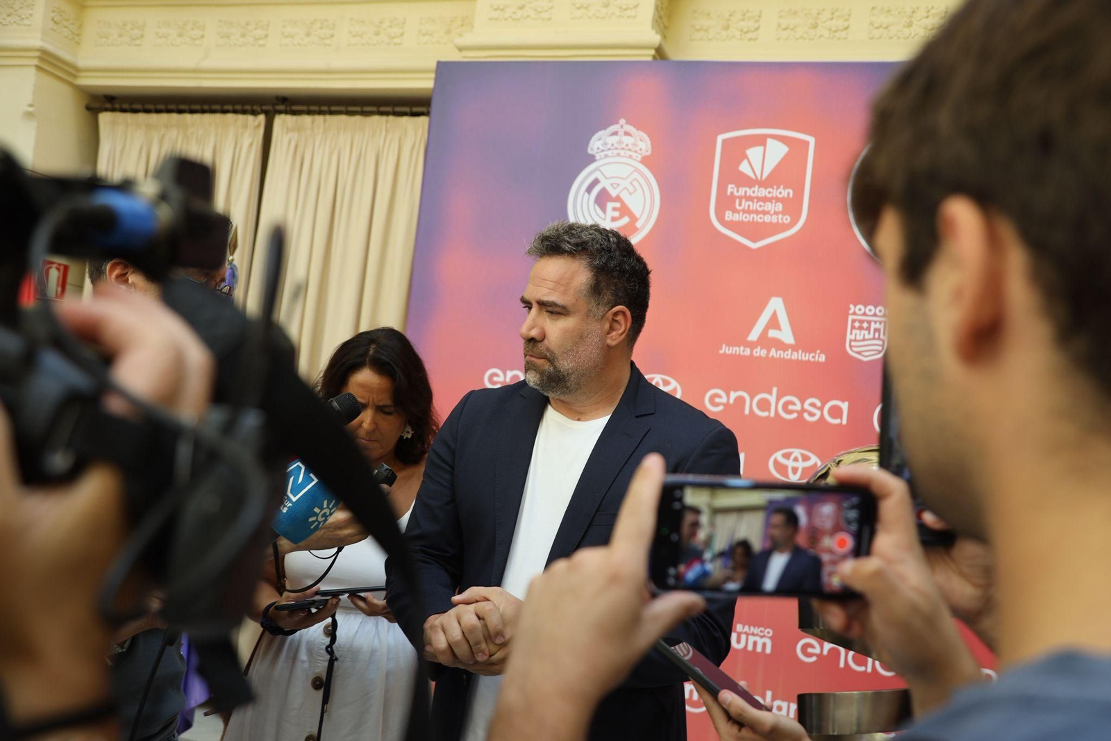 Las fotos del sorteo de Supercopa con mucho VIP: Duda, Carlos Suárez, Sergio Rodríguez...