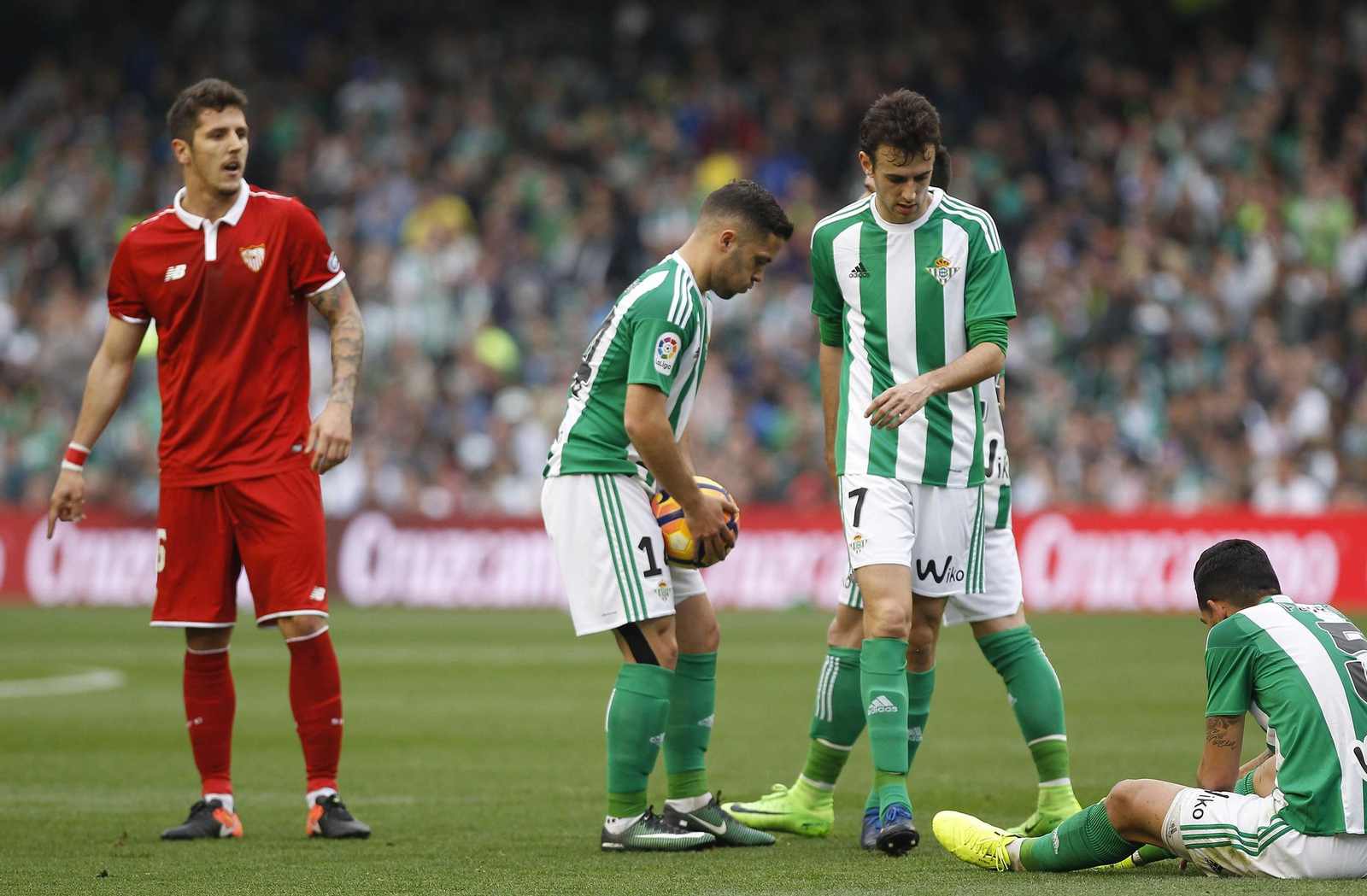 El Betis-Sevilla, en imágenes