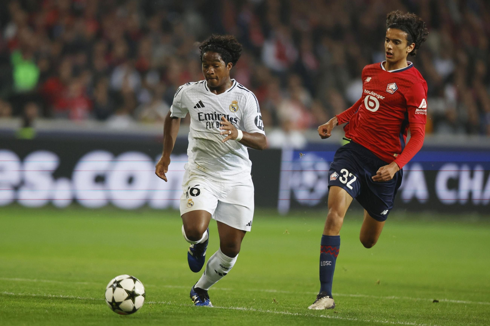 El Lille-Real Madrid, en fotos