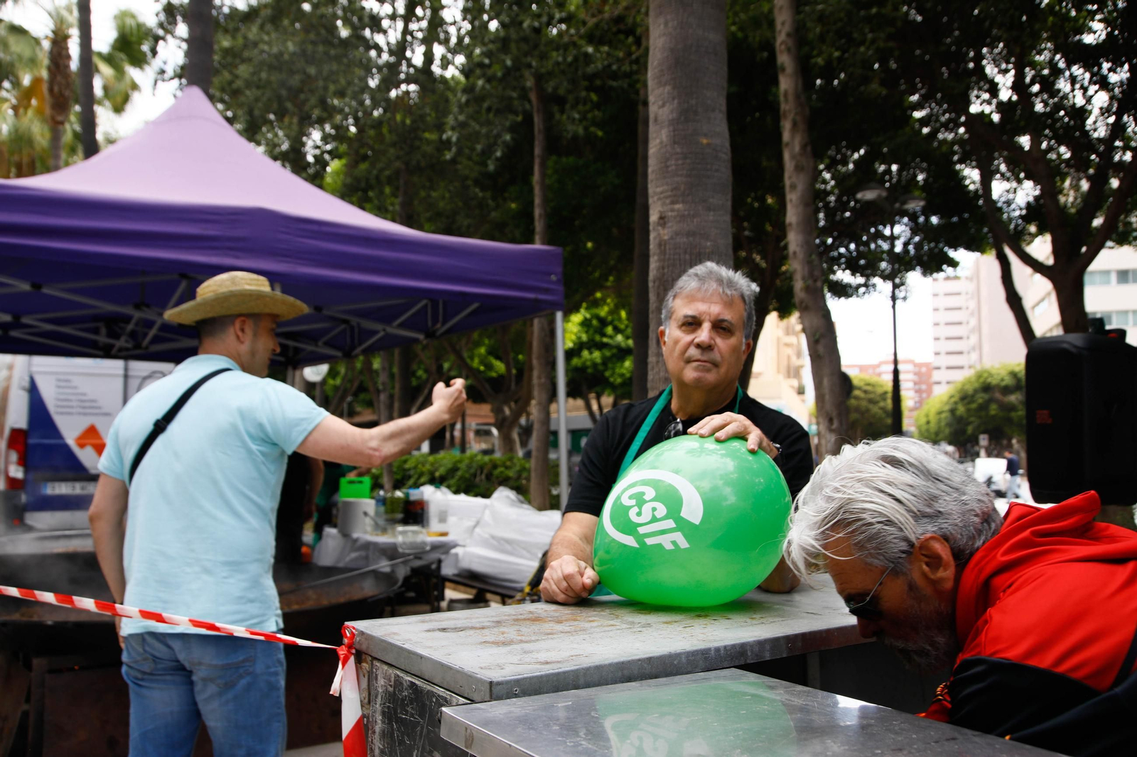 Las imágenes de la celebración del 1 mayo en Almería, Día del Trabajador del CSIF