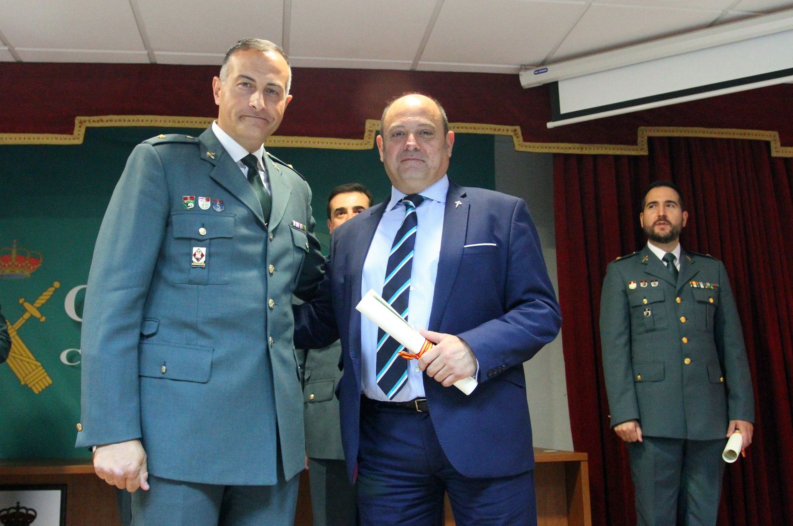 Imágenes del acto de celebración del 173 aniversario de la fundación de la Guardia Civil.