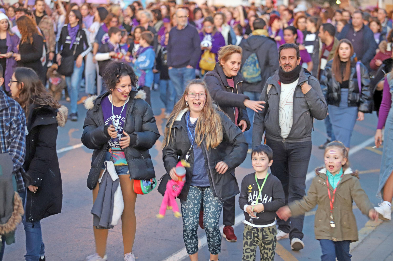 Imágenes de la manifestación del 8 de marzo, Día Internacional de la Mujer