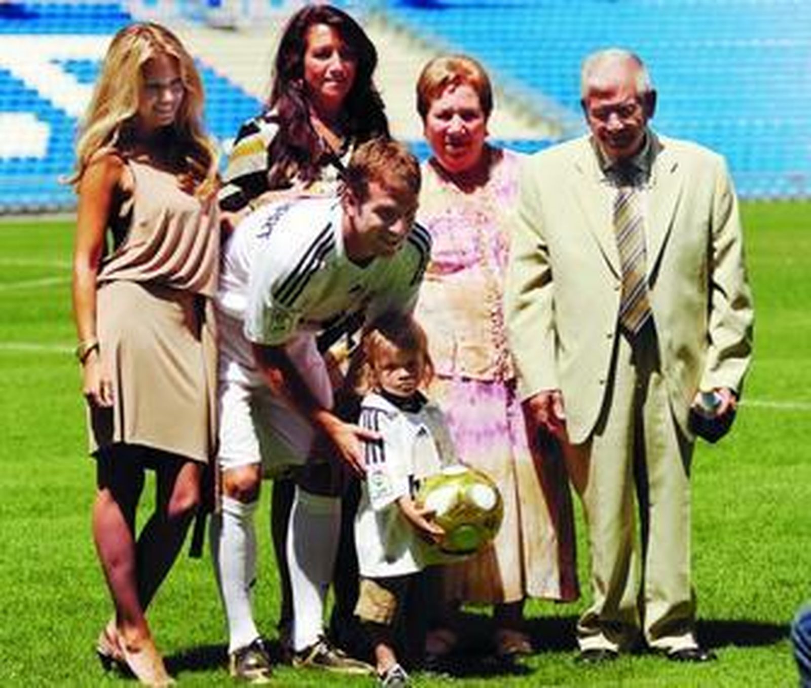 La familia andaluza del fichaje Van der Vaart