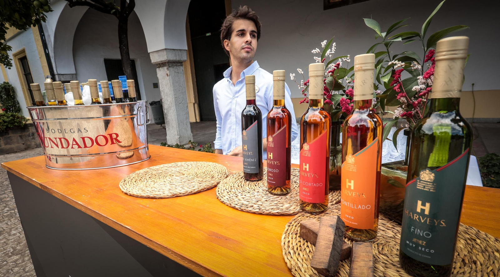 Imágenes del evento gastronómico Sabores de Galicia en Bodegas Fundador