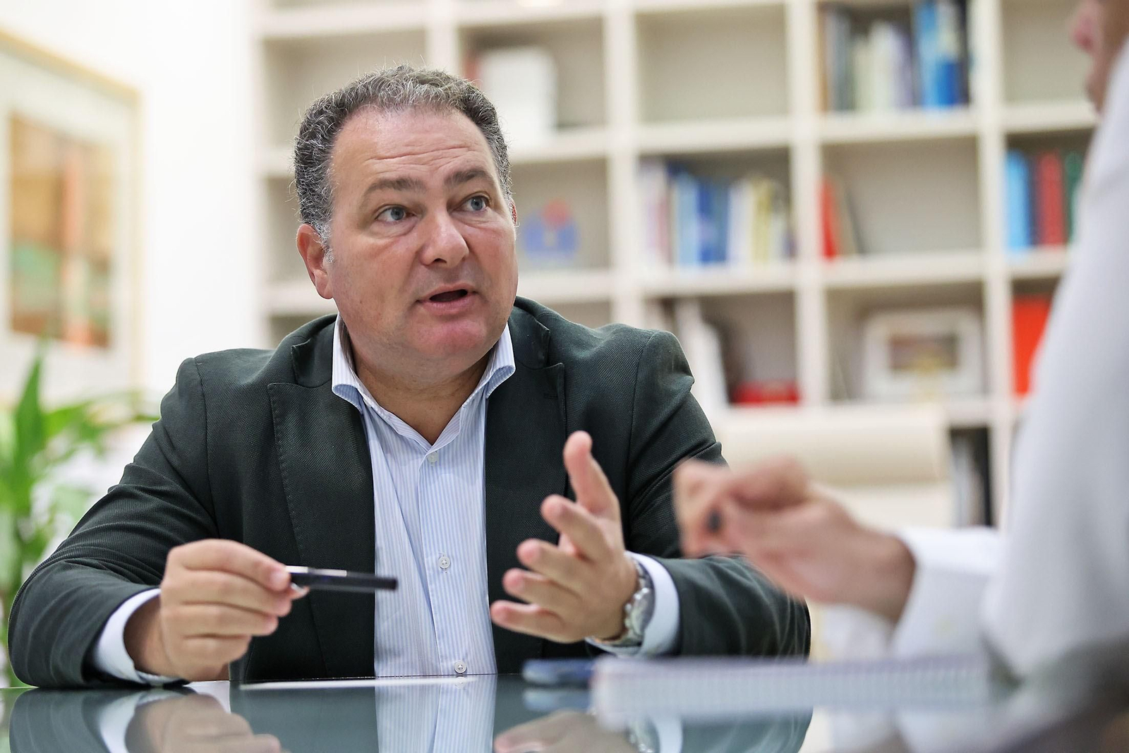 El presidente de la Diputación de Huelva, David Toscano.