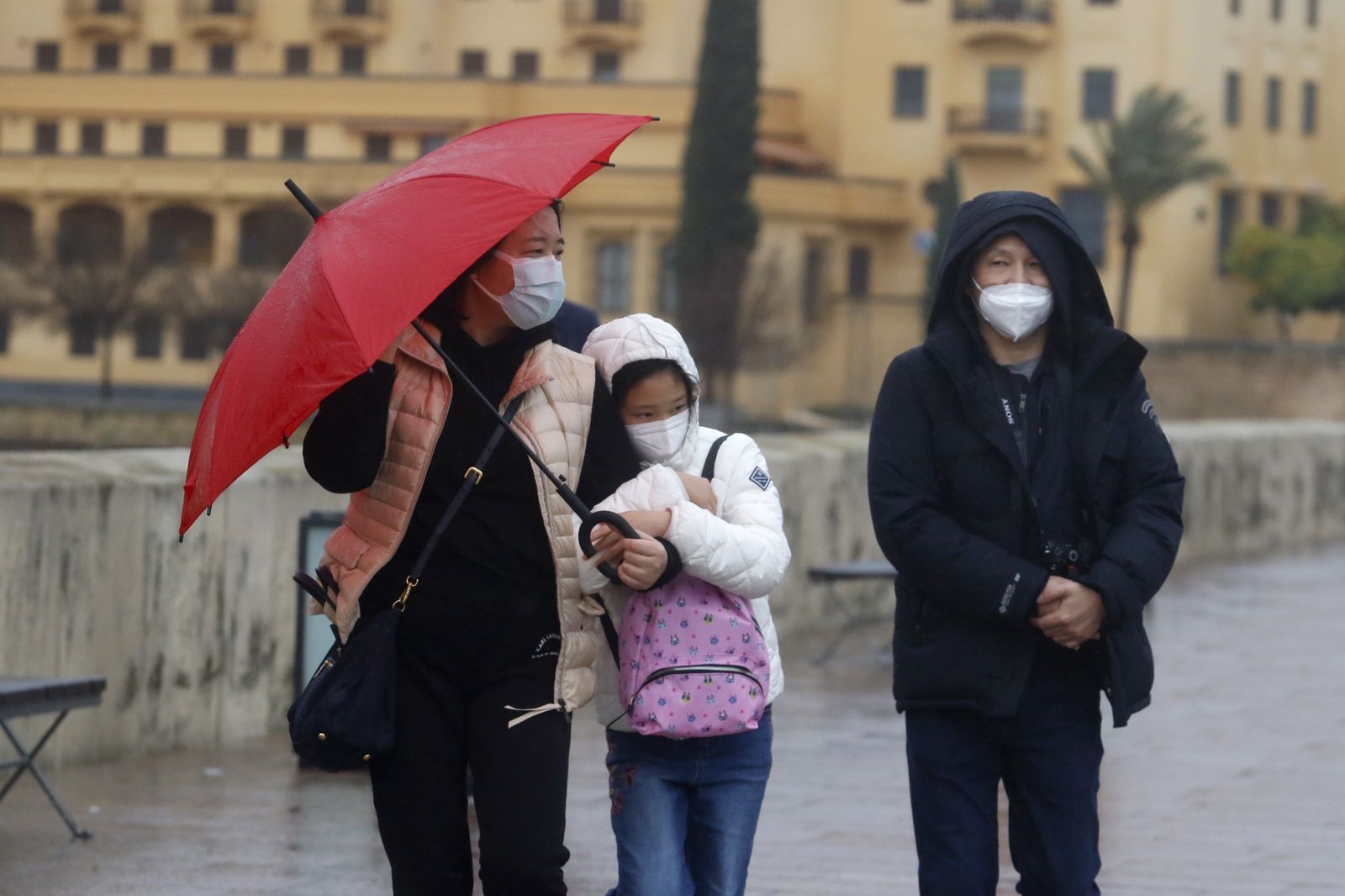 Un día de Navidad en Córdoba pasado por agua, en fotografías