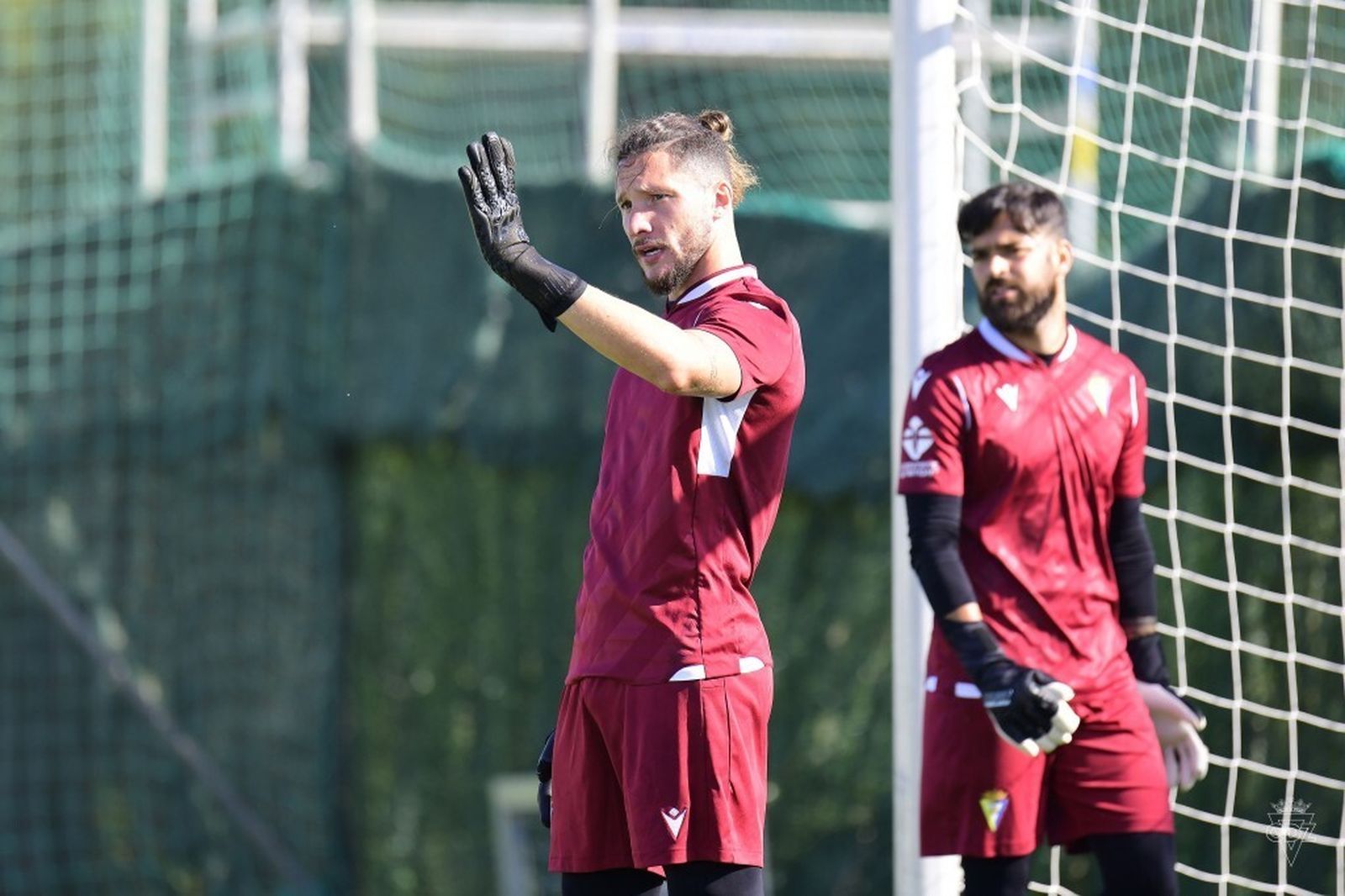 Ledesma en un entrenamiento.