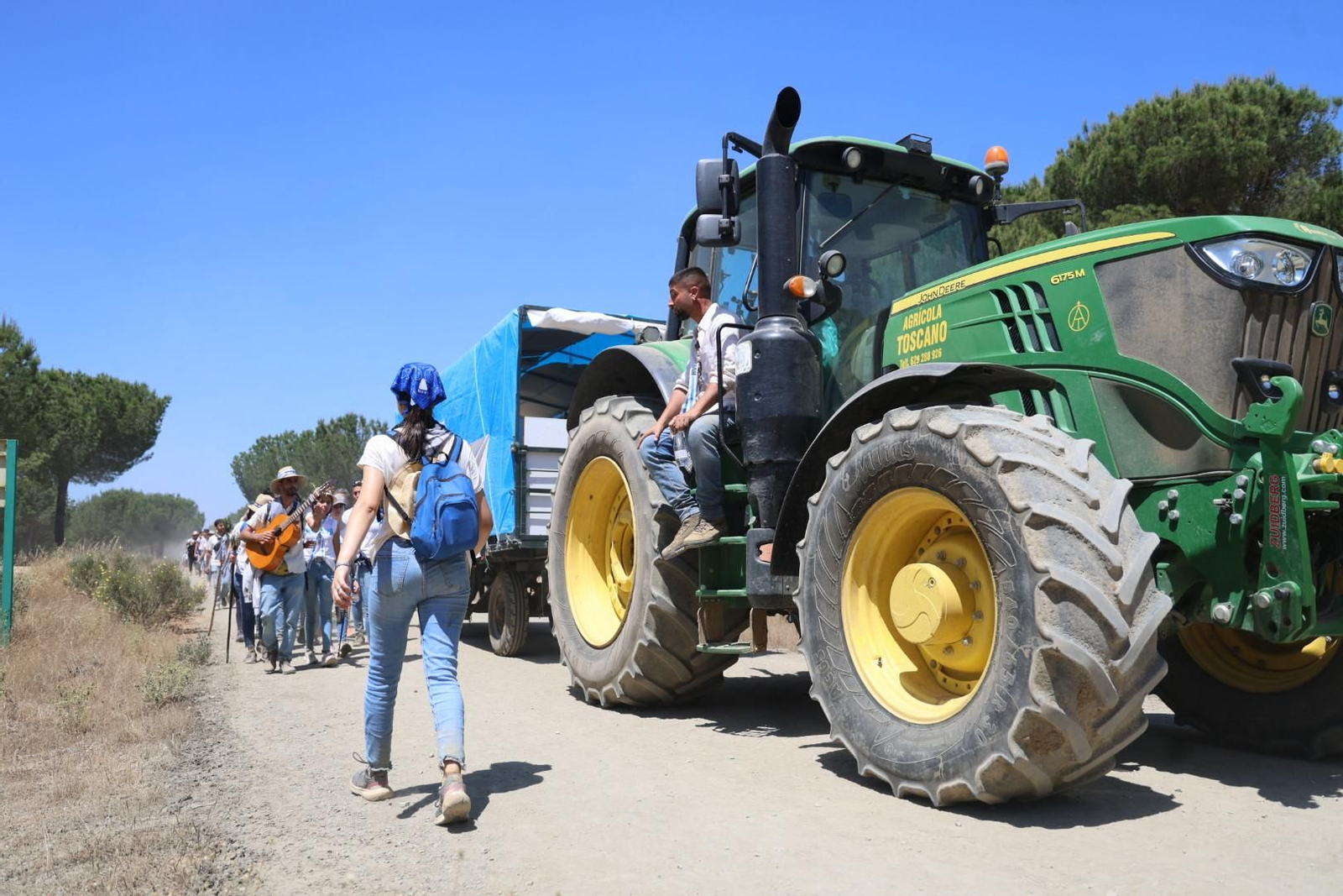 Rocío 2025: Las mejores imágenes de los peregrinos de la Hdad del Rocío de Huelva