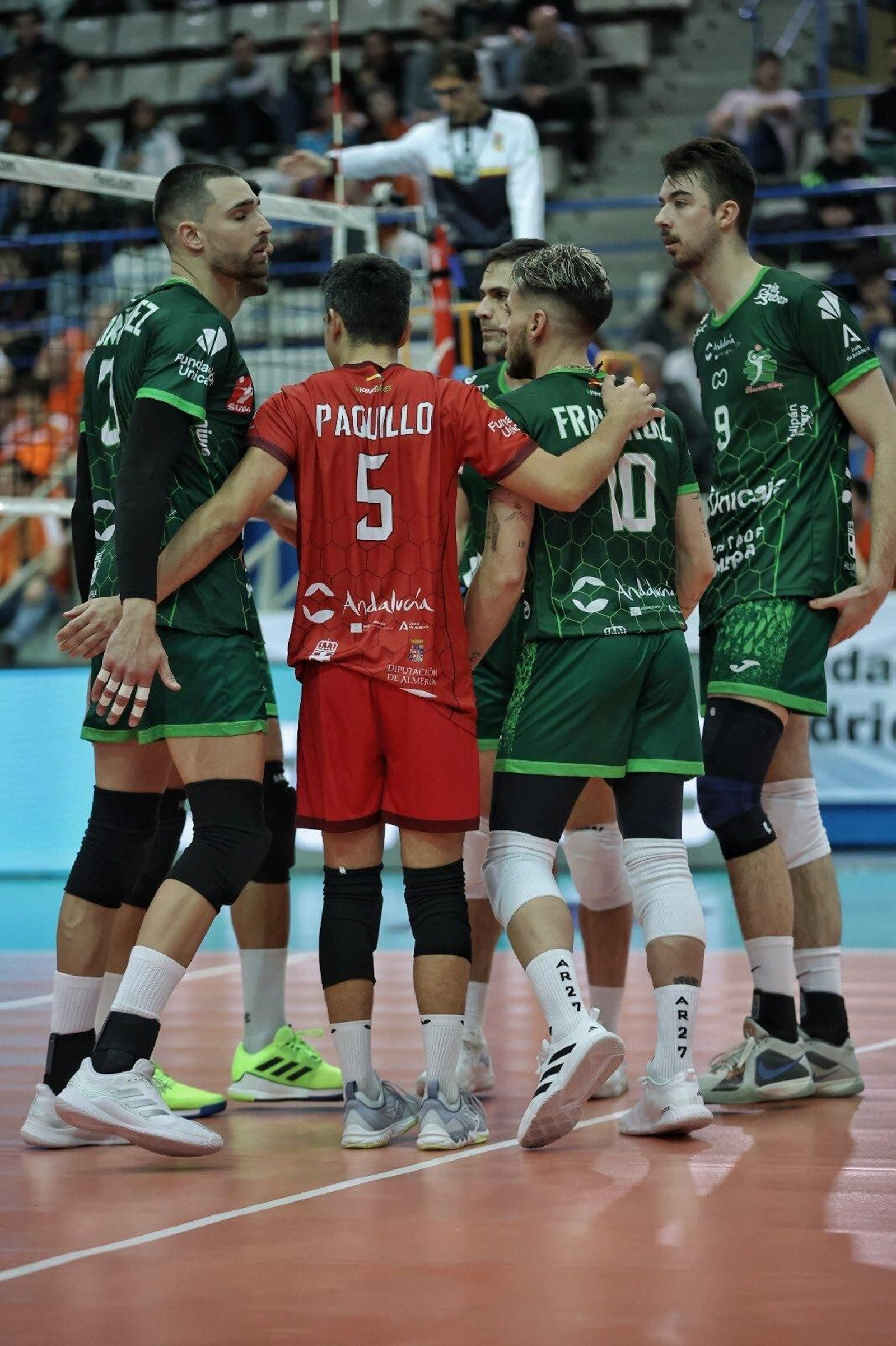 Los verdes se unen después de uno de los puntos del duelo copero.