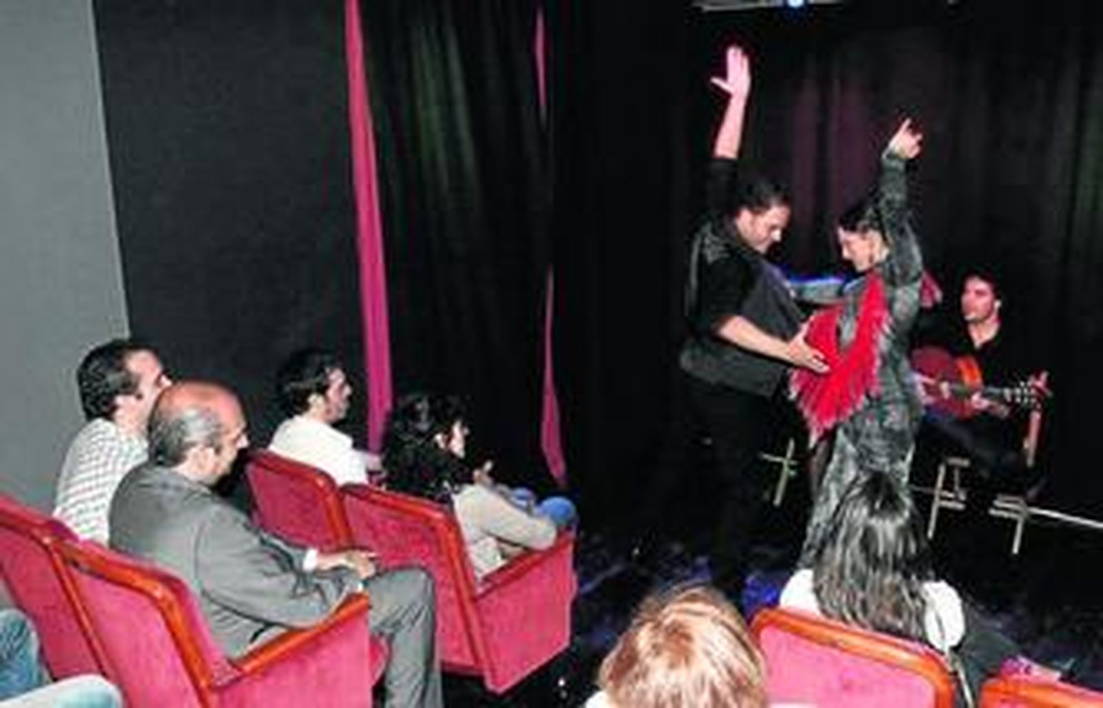 Acto de inauguración de CasaLa Teatro, ayer.