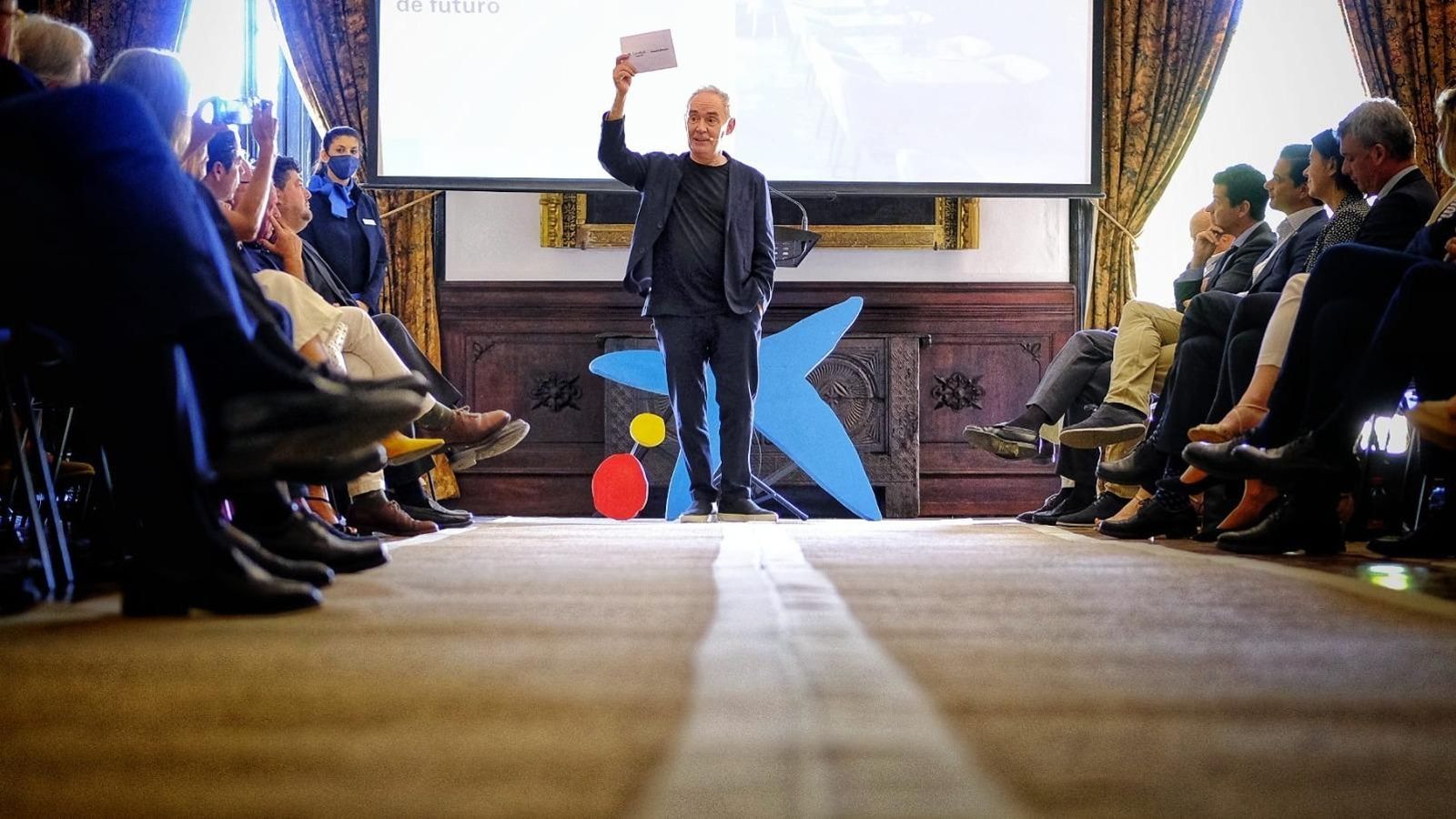 Un momento de la intervención de Ferran Adriá