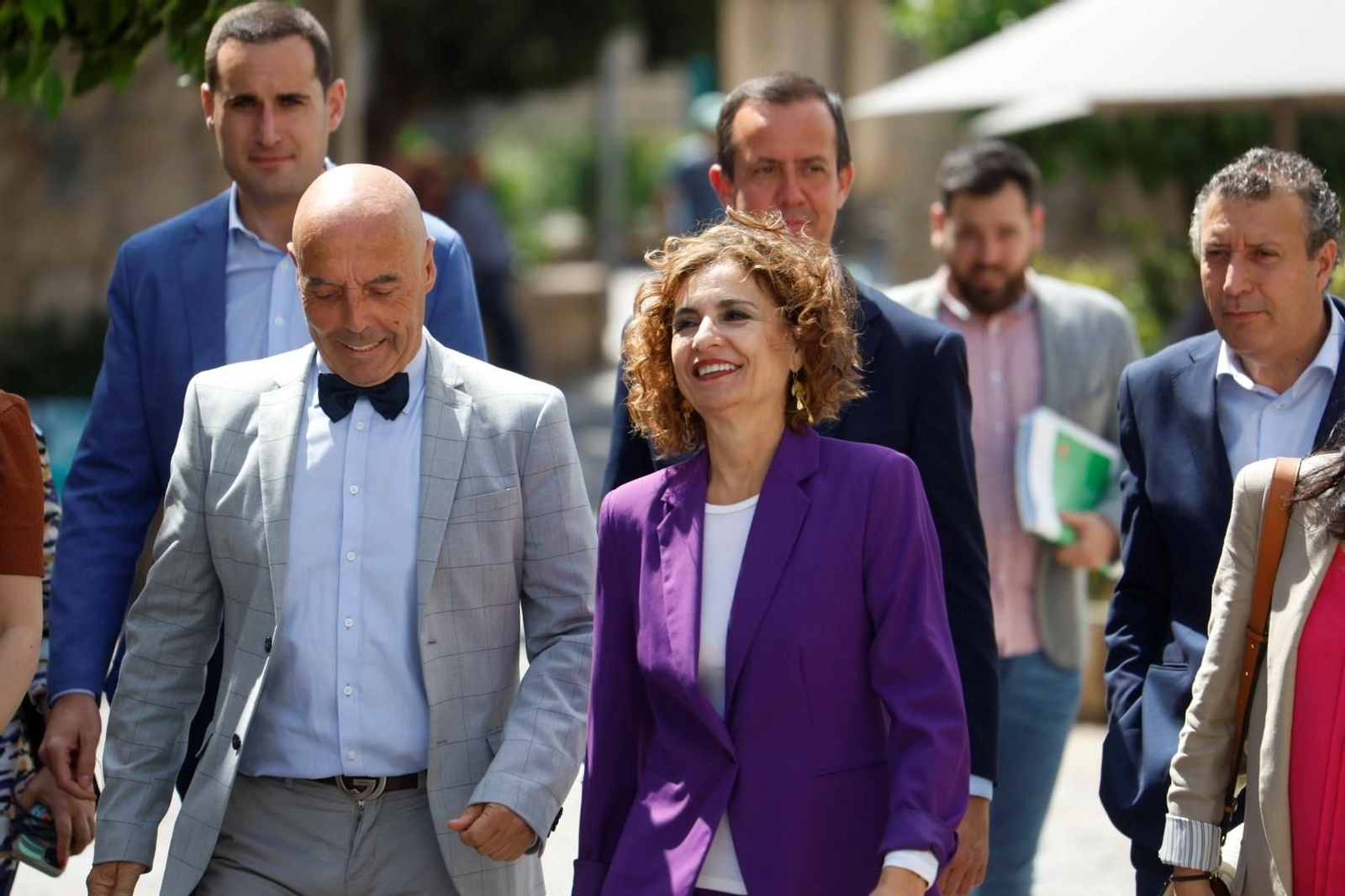 María Jesús Montero visita los patios de Córdoba