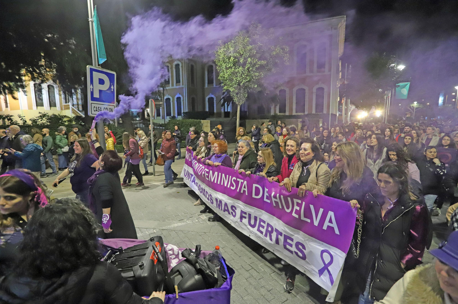 Imágenes de la manifestación del 8 de marzo, Día Internacional de la Mujer