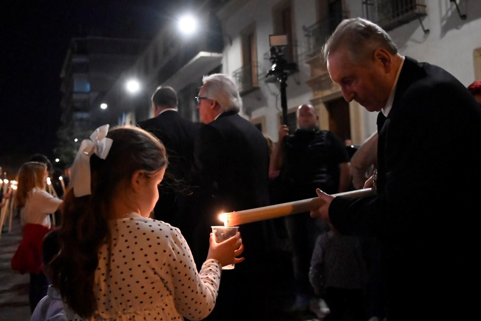 El vía crucis del Cristo de la Providencia, en imágenes