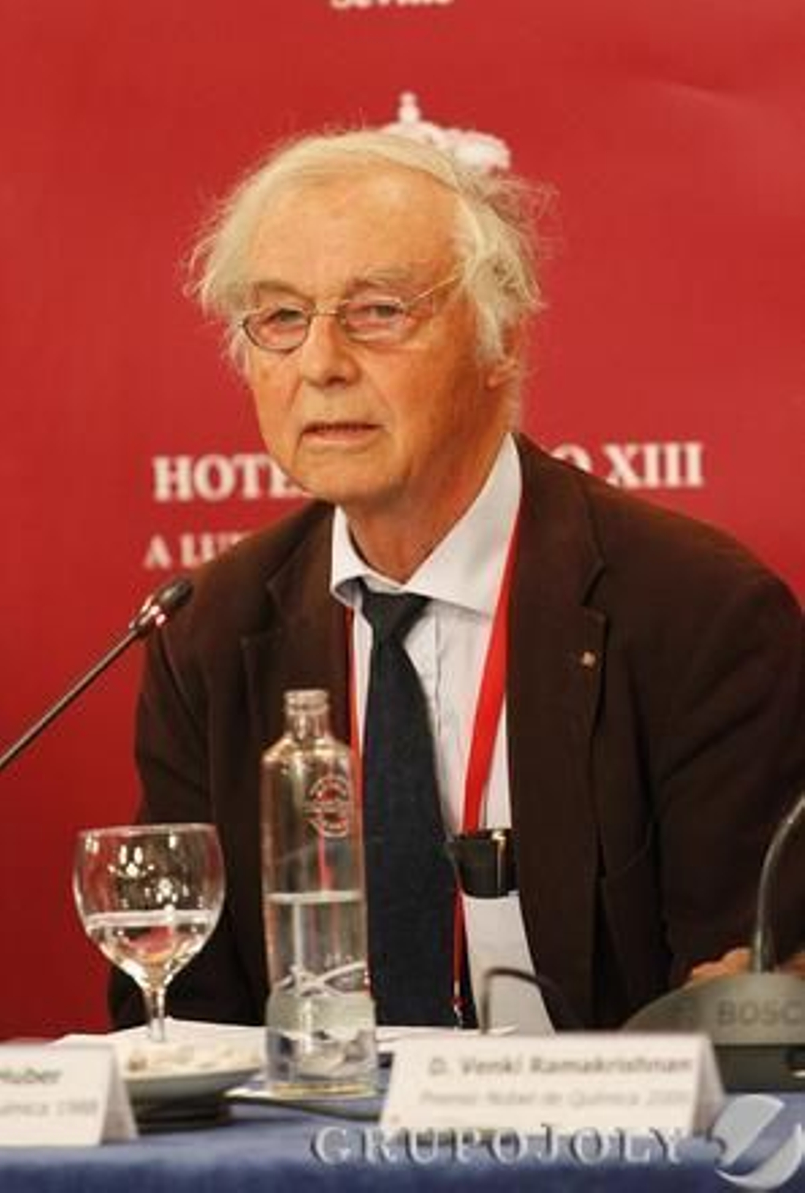 Robert Hurber, Nobel de Química en 1988.

Foto: Juan Carlos Vazquez/Victoria Hidalgo