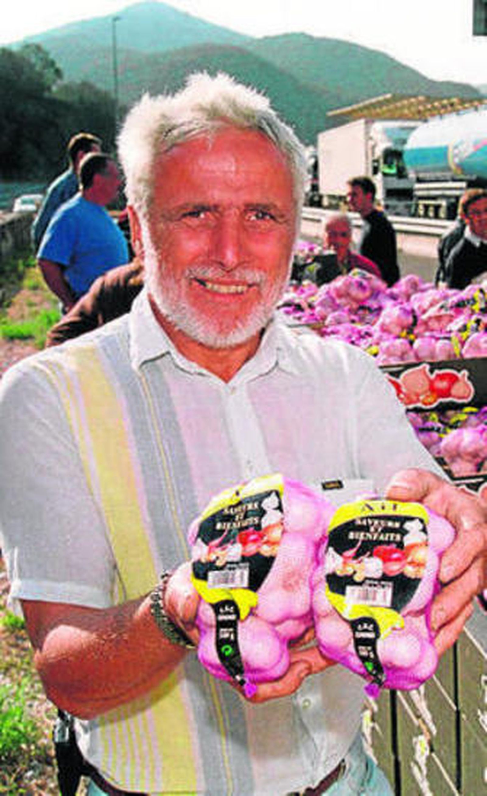 Ajos, ricos en sulfuro de dialilo.