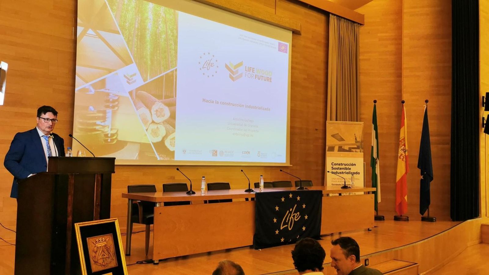 Antolino Gallego, en su intervención.