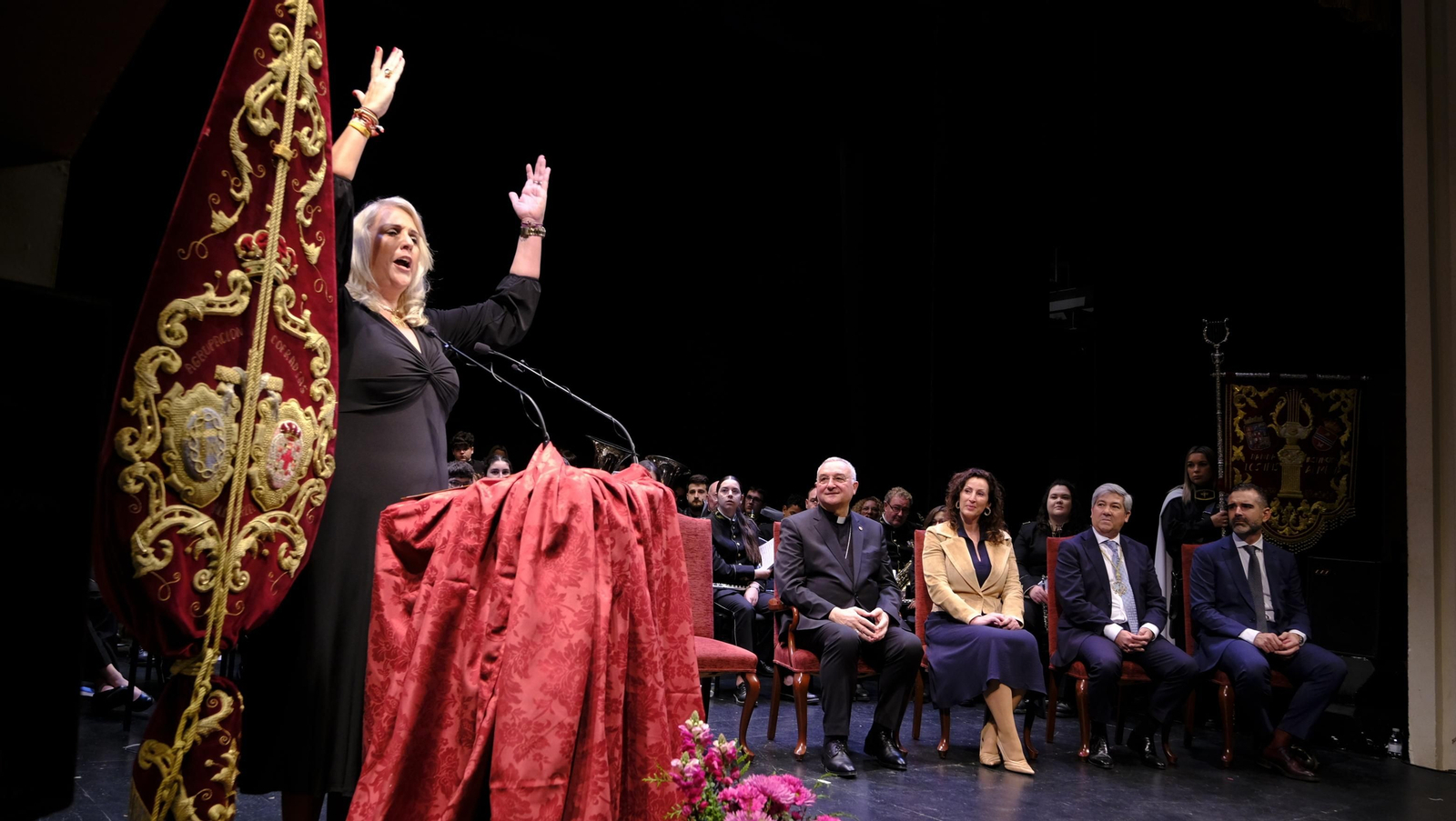 Raquel Criado pregona la Semana Santa Almería 2024, en imágenes