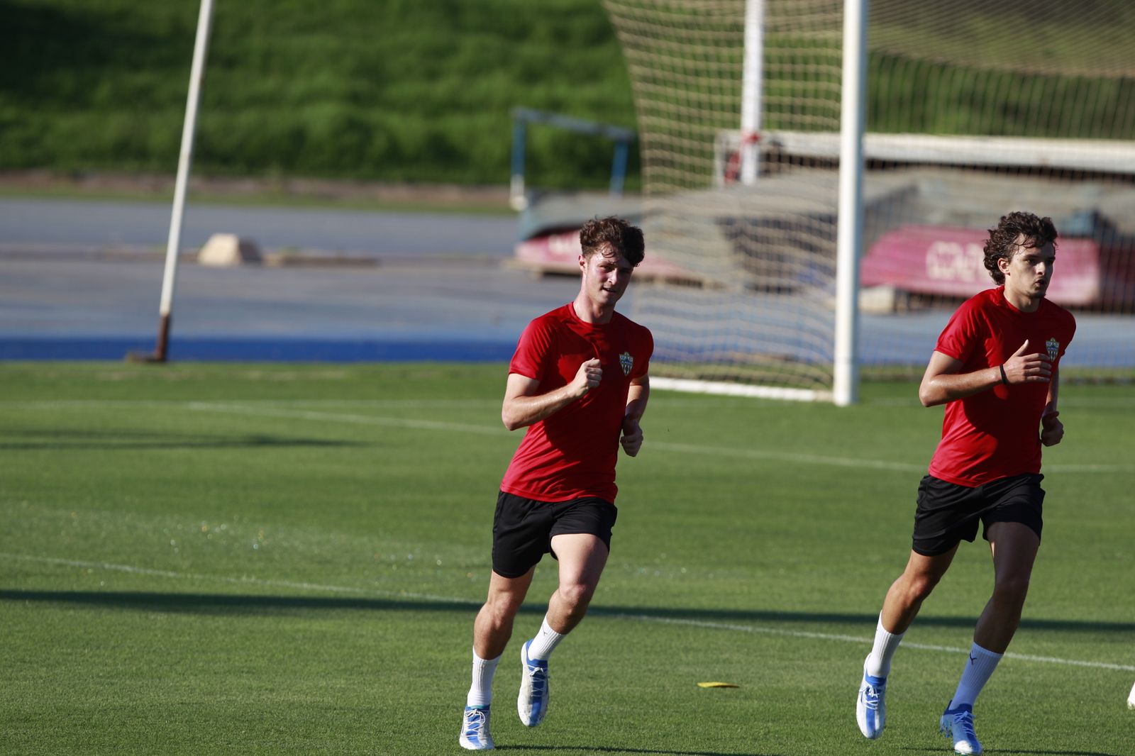 Imágenes del primer entramiento de la U.D. Almería en la Liga Santander, temporada 2022-2023