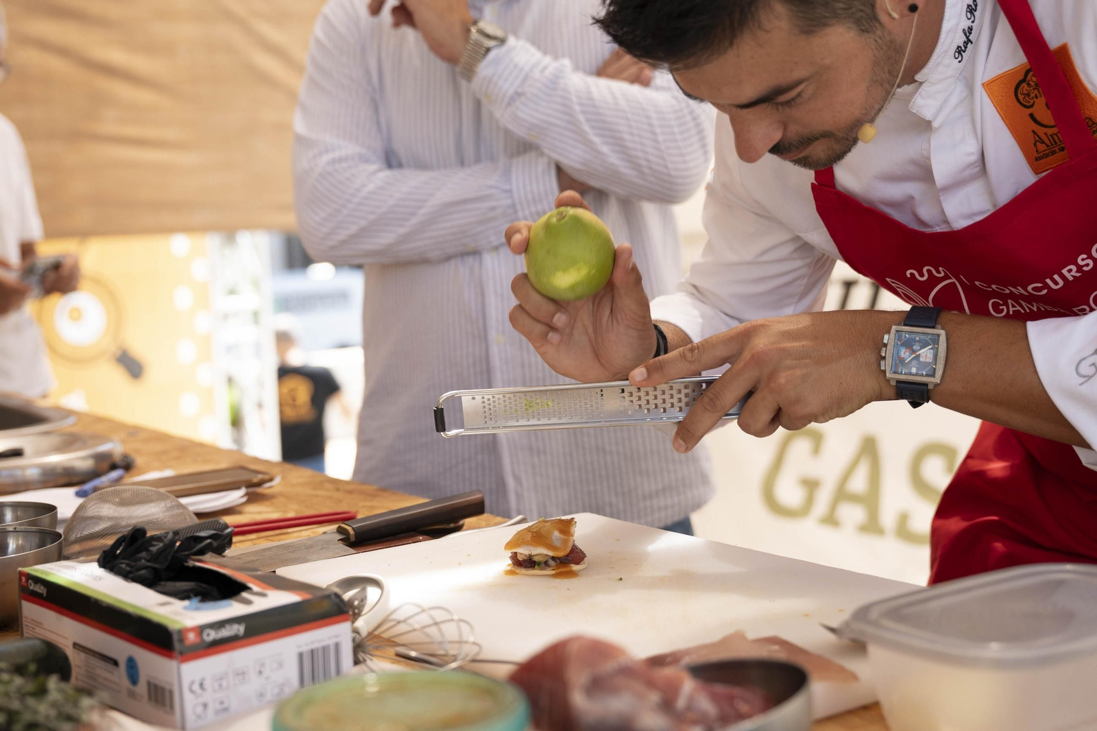 Las imágenes de la charla y degustación de la gamba roja por Rafa Rodríguez