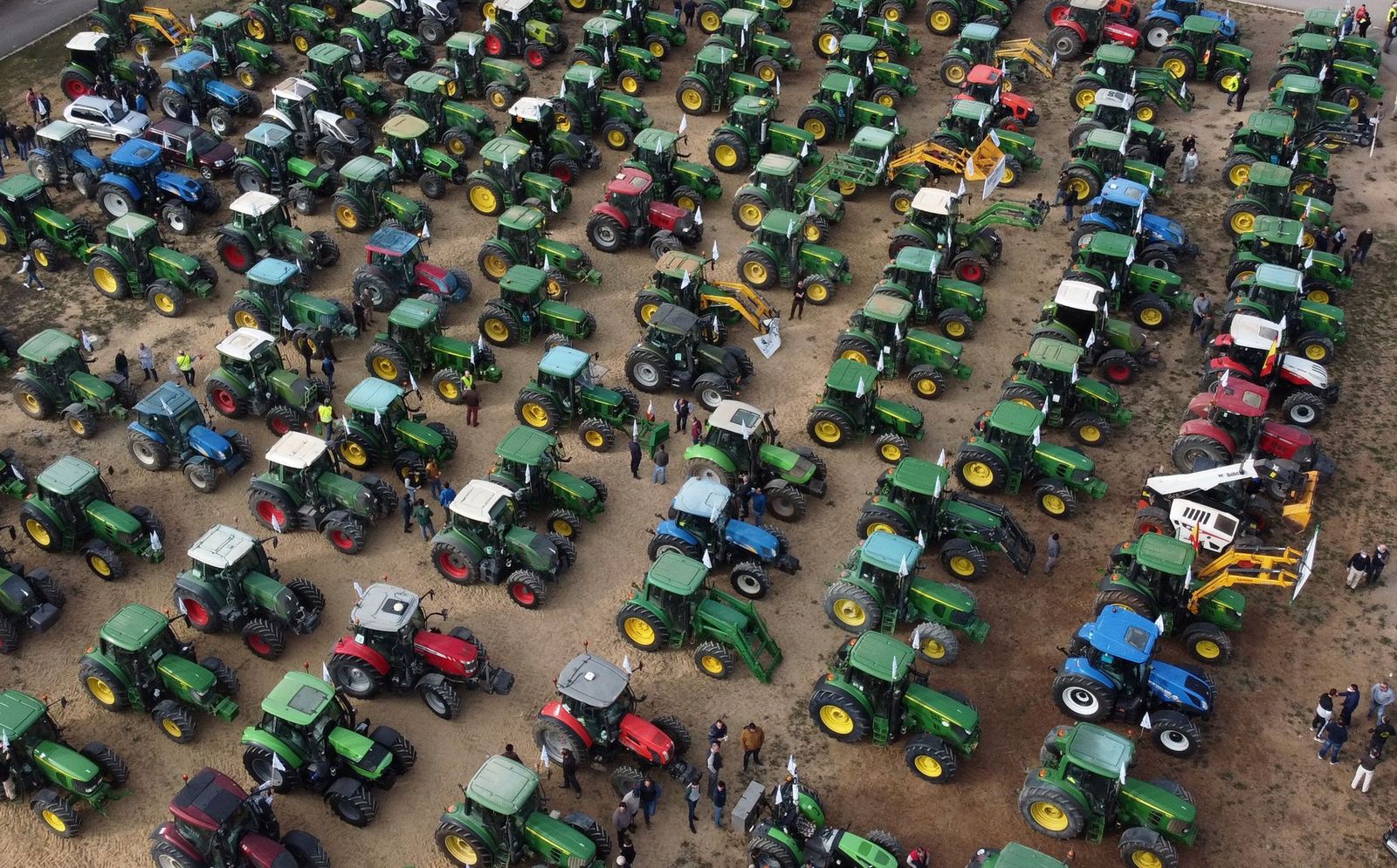 Tractorada este jueves en protesta por la situación del sector agrario.