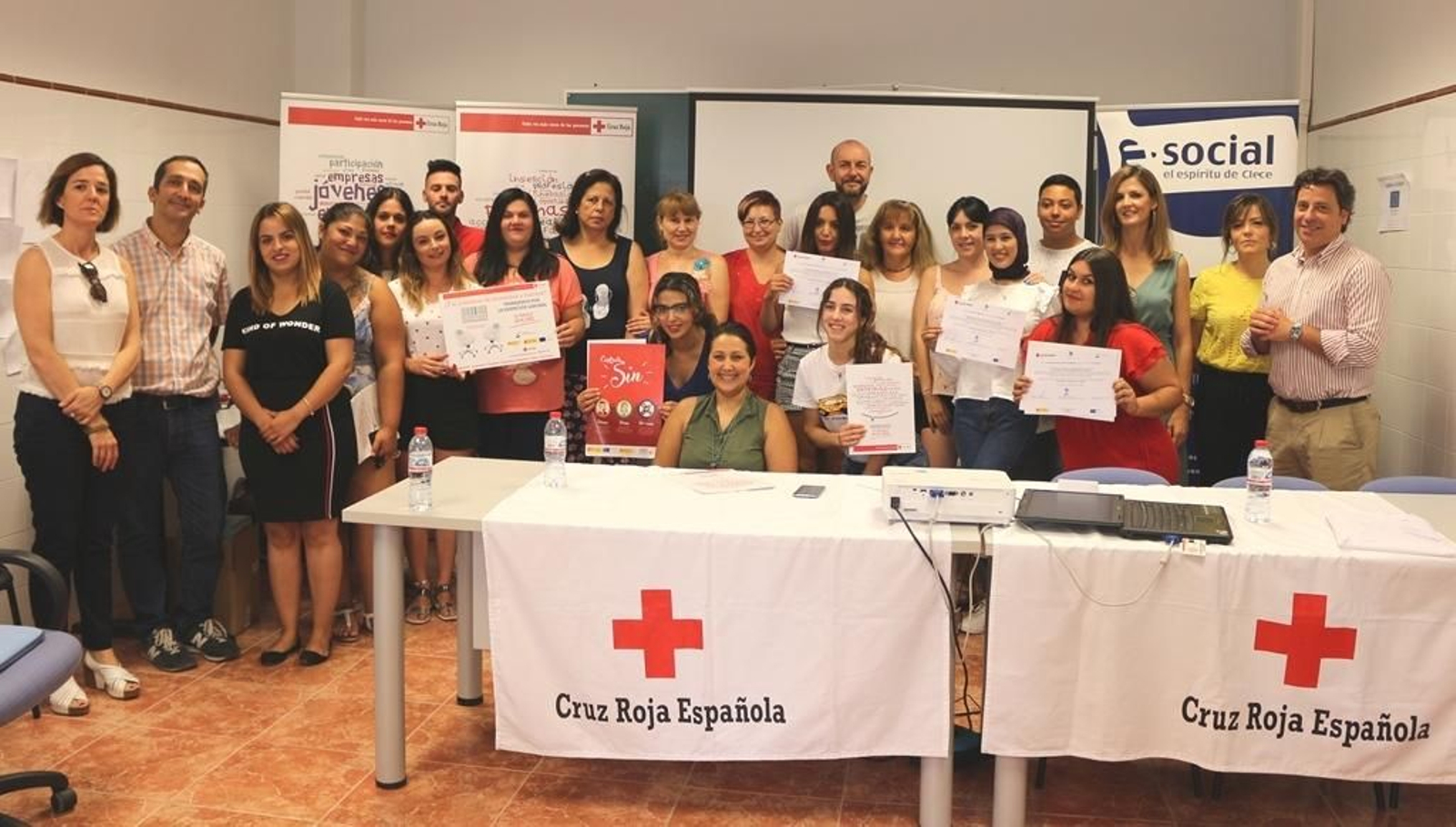 Clausura de la colaboración con la Cruz Roja.