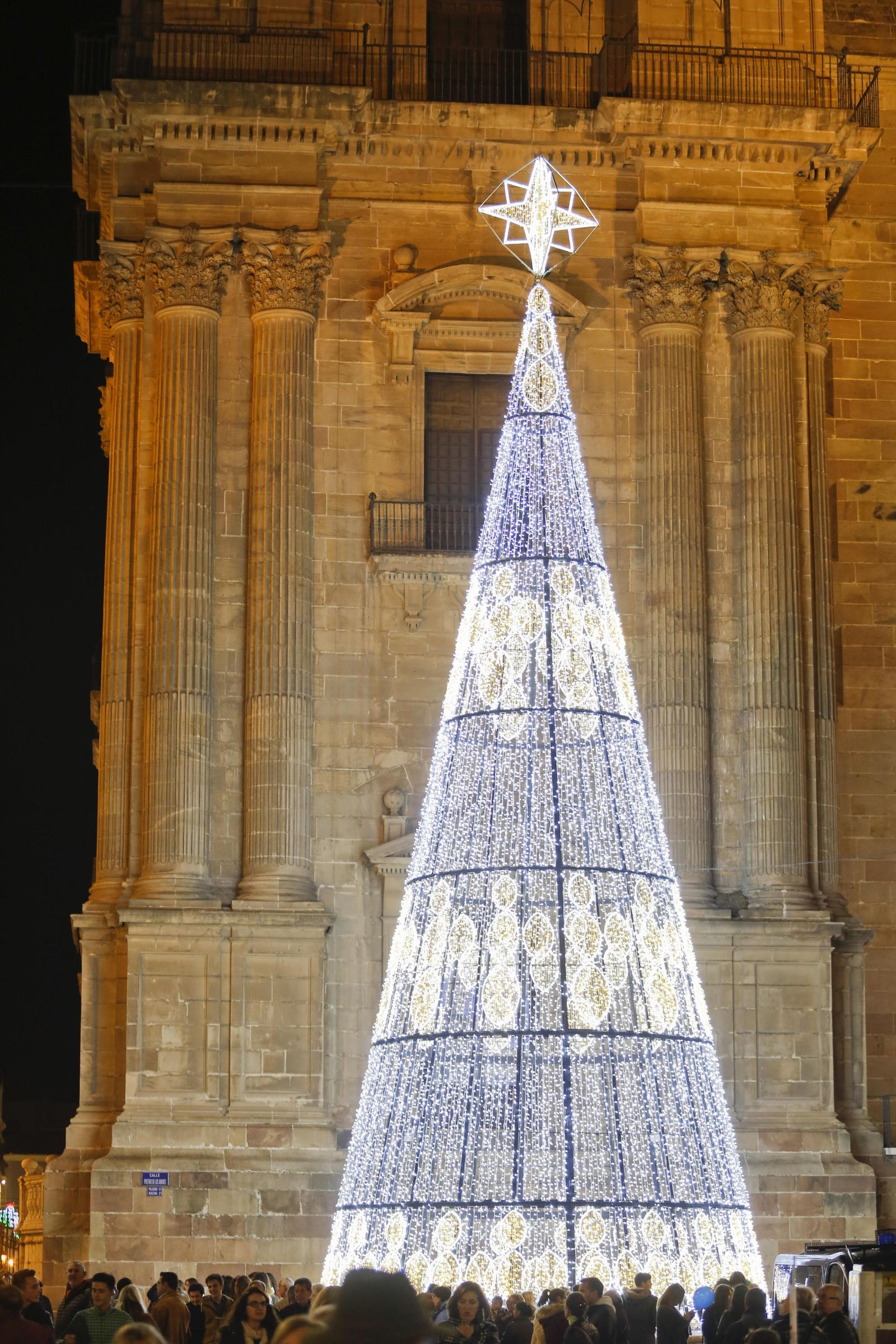 Encendido del alumbrado de Navidad en Málaga
