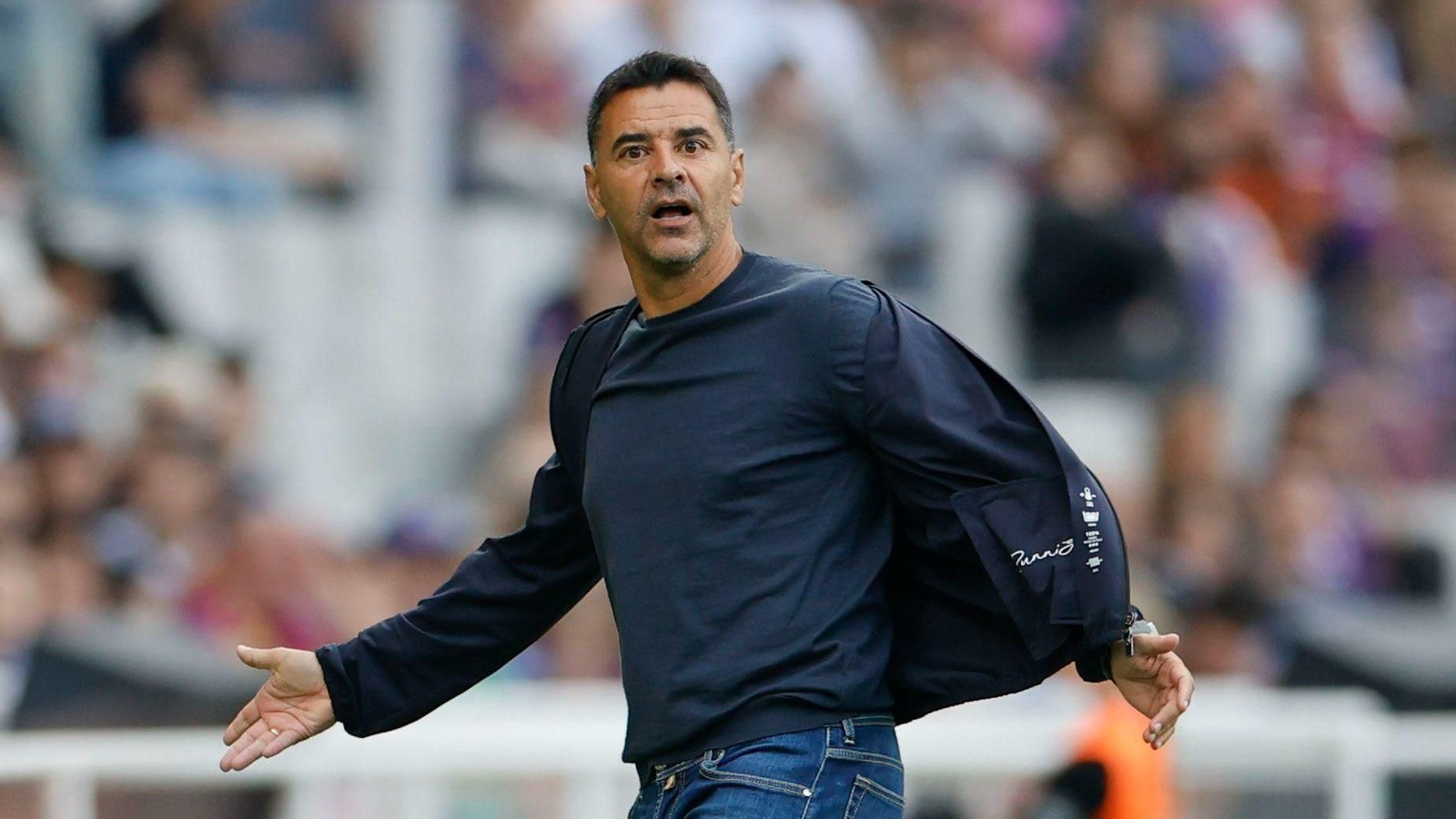 El técnico del Girona Míchel.